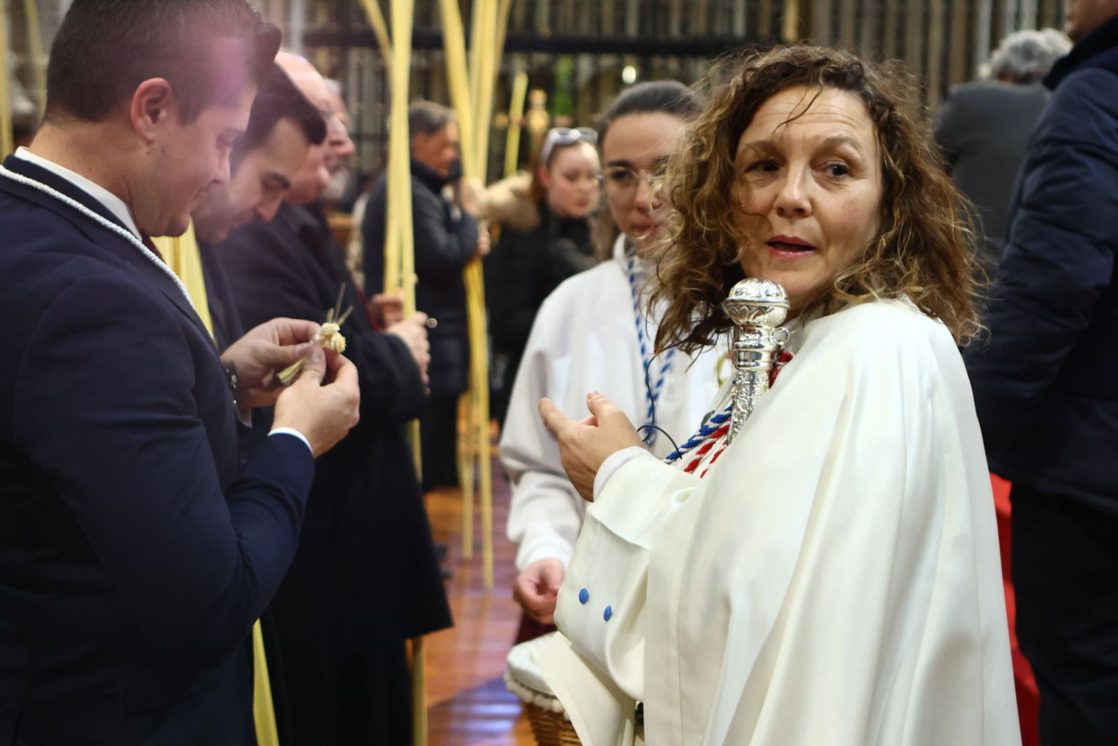 Bendición de palmas con motivo del Domingo de Ramos