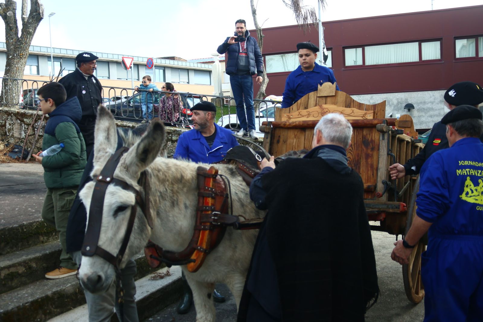 Desfile arriero y matanza típica en Guijuelo