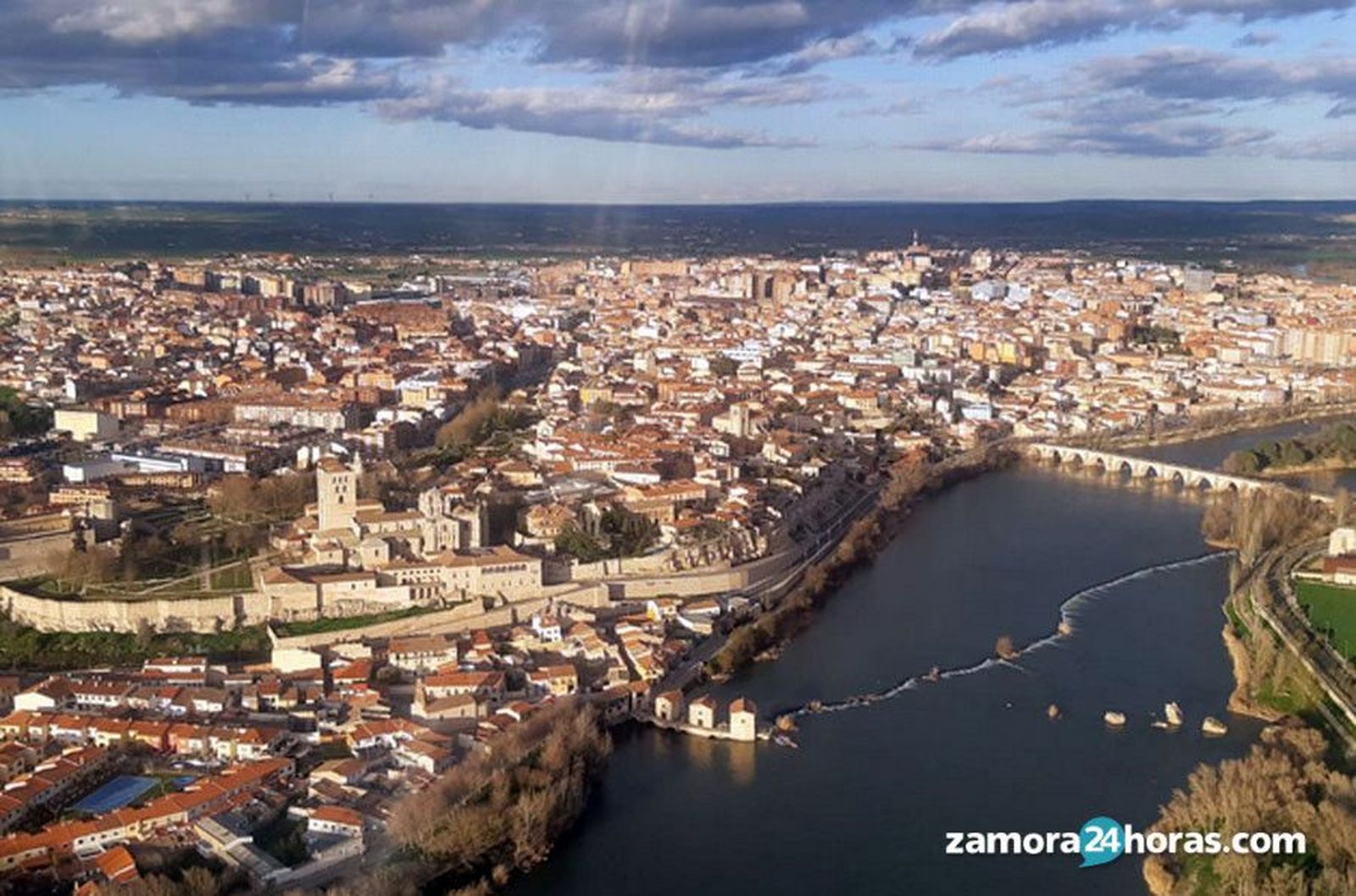 Vista aerea zamora