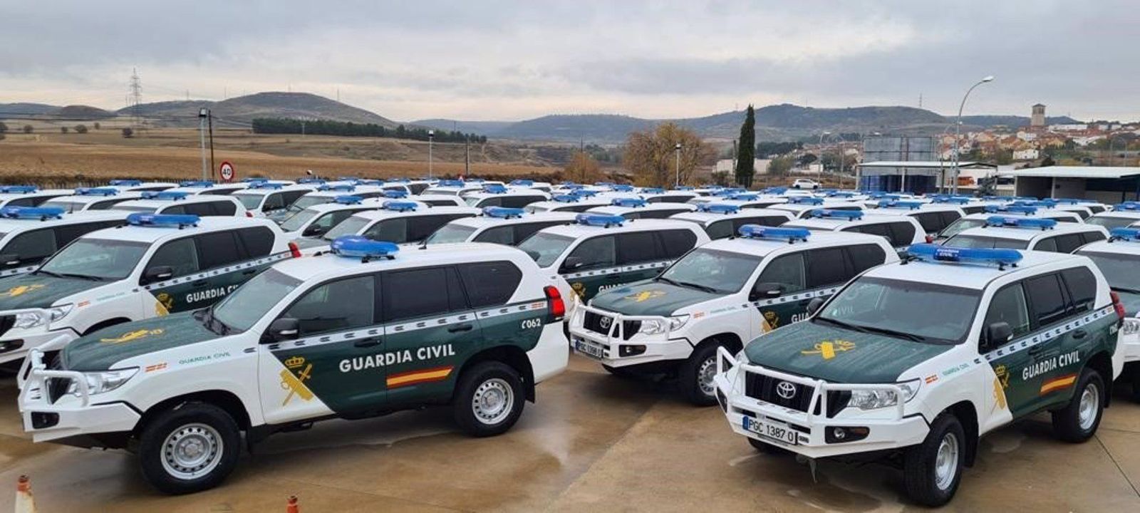 Coches de la Guardia Civil. Foto EP