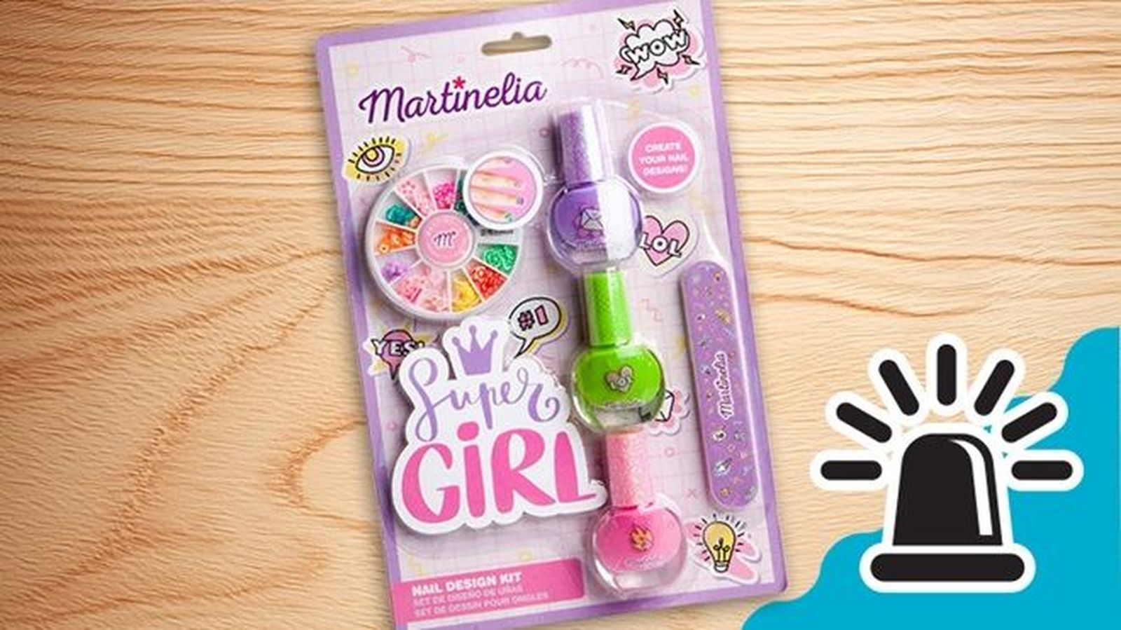 Alertan de un componente peligroso en un kit cosmético infantil