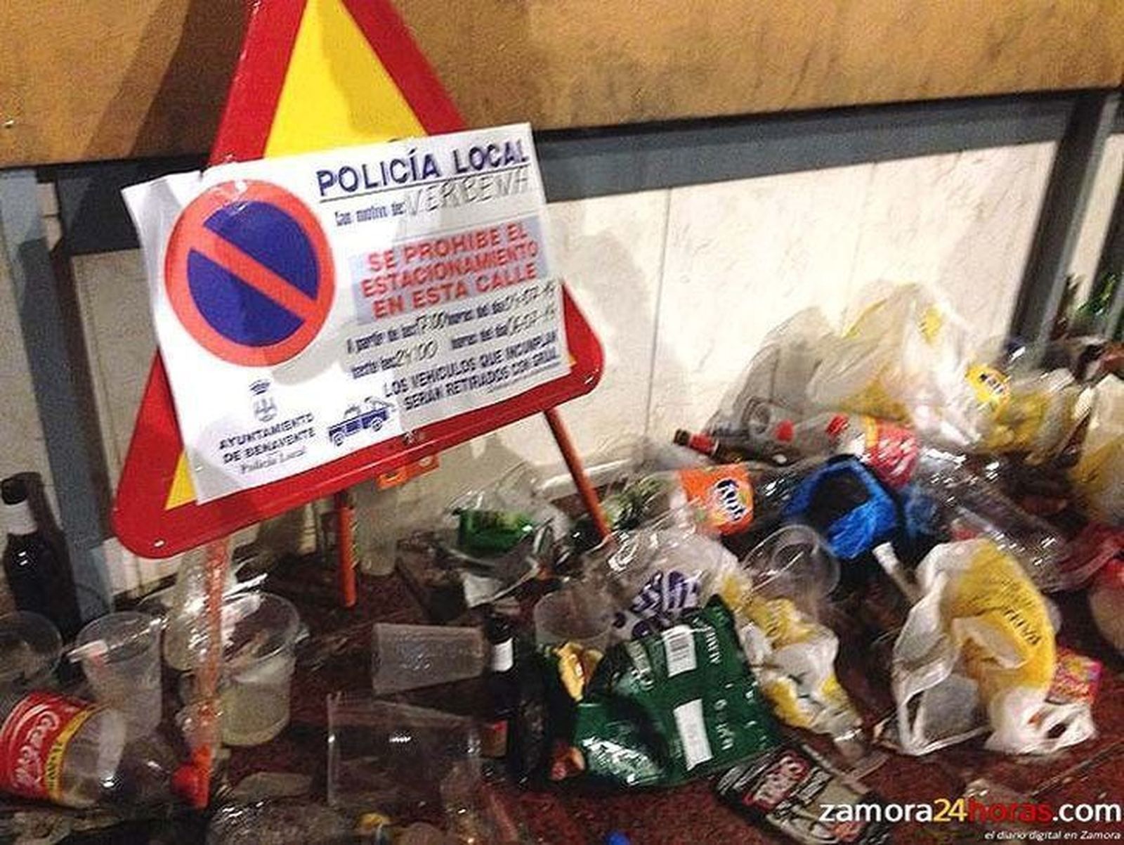 La basura que sucede a la diversión