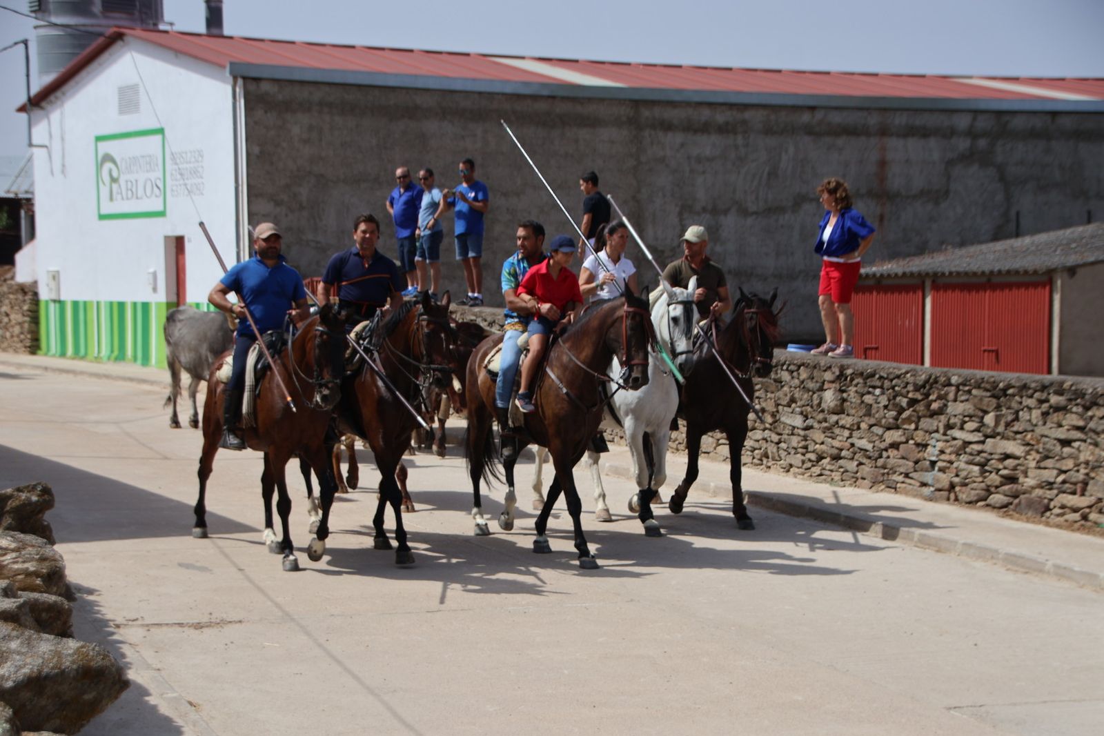 Lumbrales encierro a caballo, dia 2