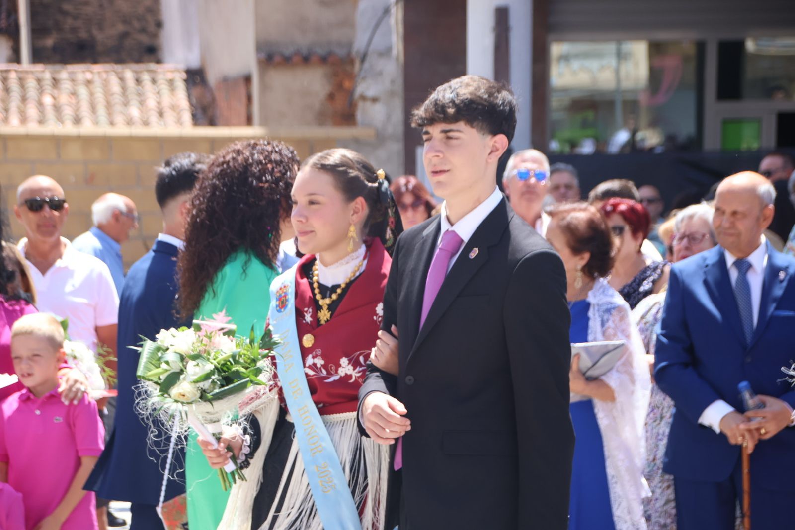 Procesión y ofrenda floral en honor de Nuestra Señora de la Asunción en Guijuelo