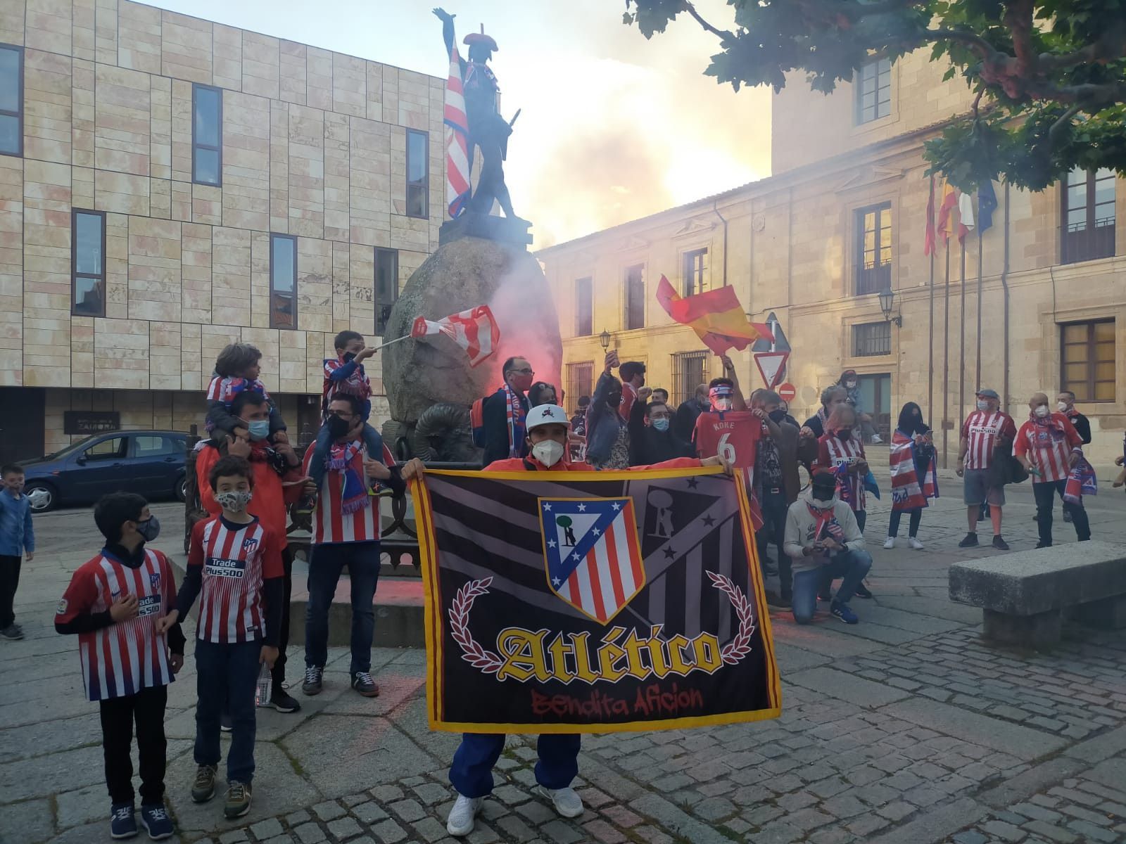 VÍDEO | Viriato se vuelve rojiblanco... pero del Atleti