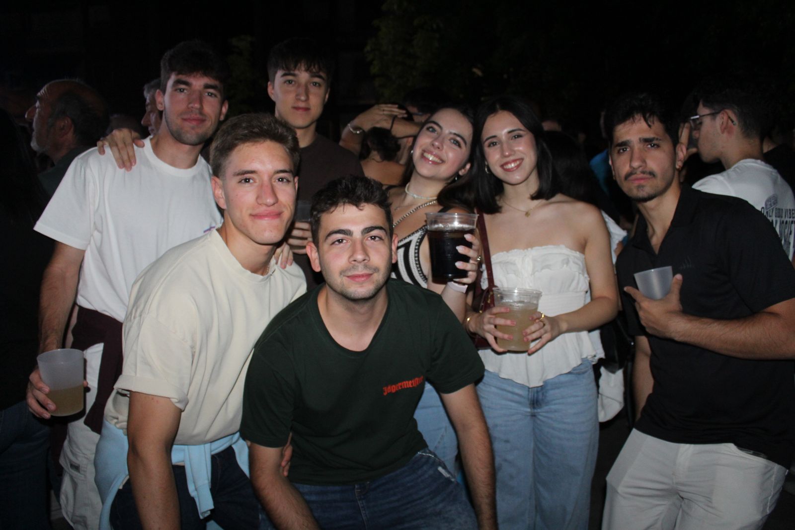 Salamanca de noche, sábado 23 de agosto