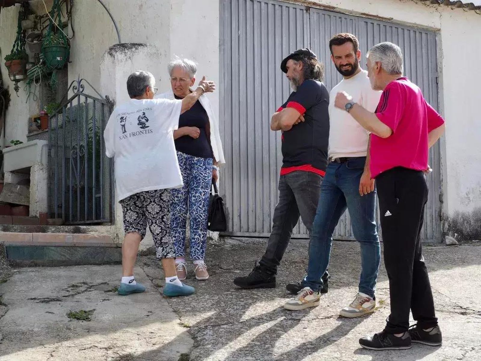 Visita del PSOE a Rabiche