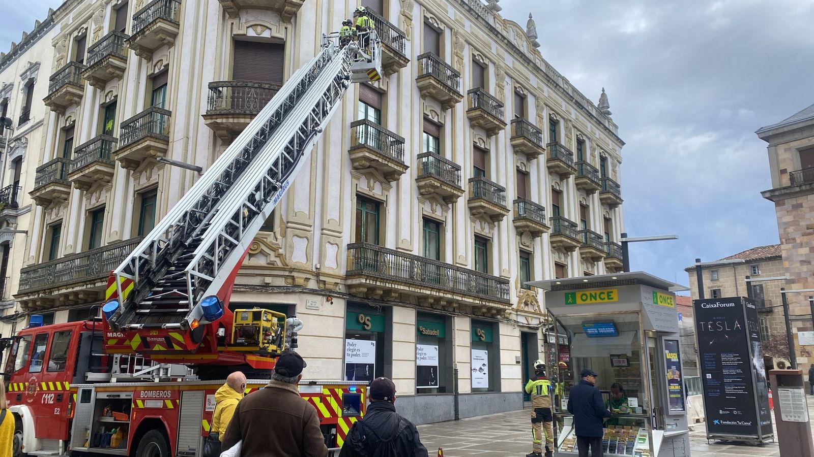 Bomberos en Santa Clara este jueves
