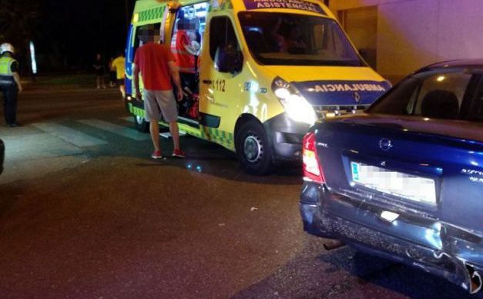 Ambulancia. Foto de archivo