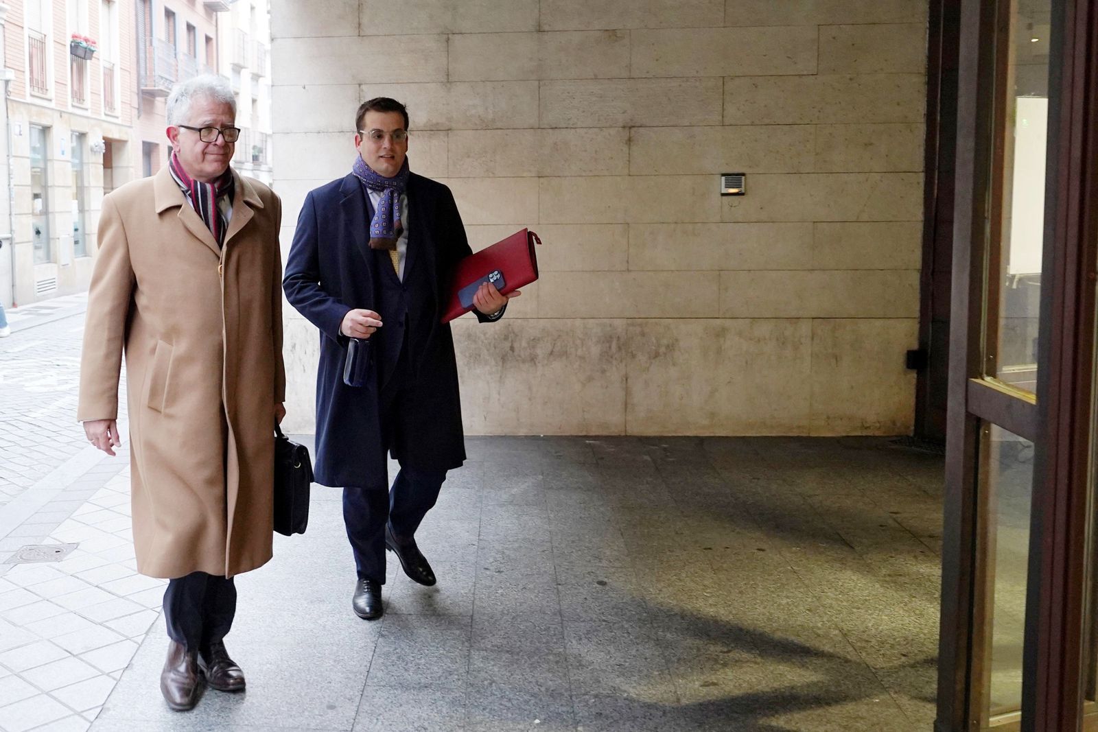 Marcos Herrera a la llegada a los juzgados - R. Valtero (ICAL)