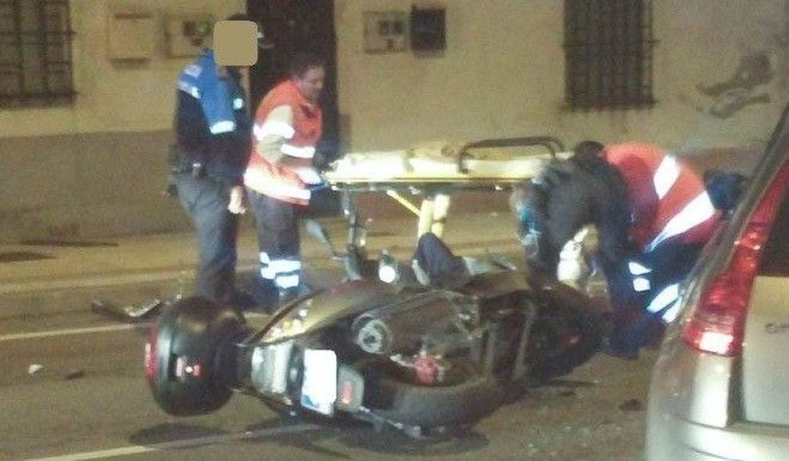 Herido grave un motorista en un accidente en la carretera de Aldealengua