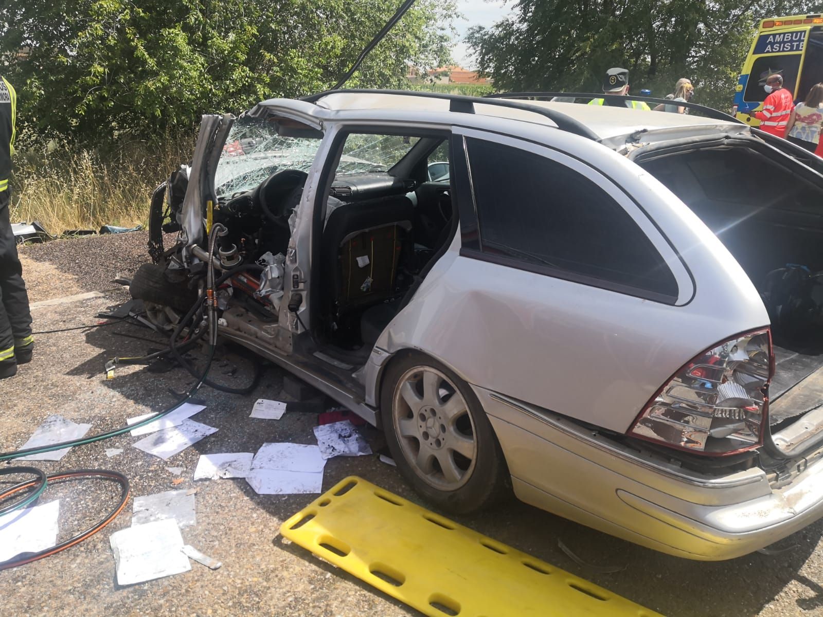 Accidente en la N-630 a su paso por Zamora con dos heridos trasladados al hospital
