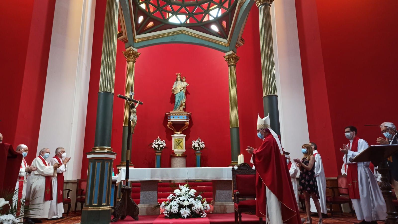 Un instante de la celebración.