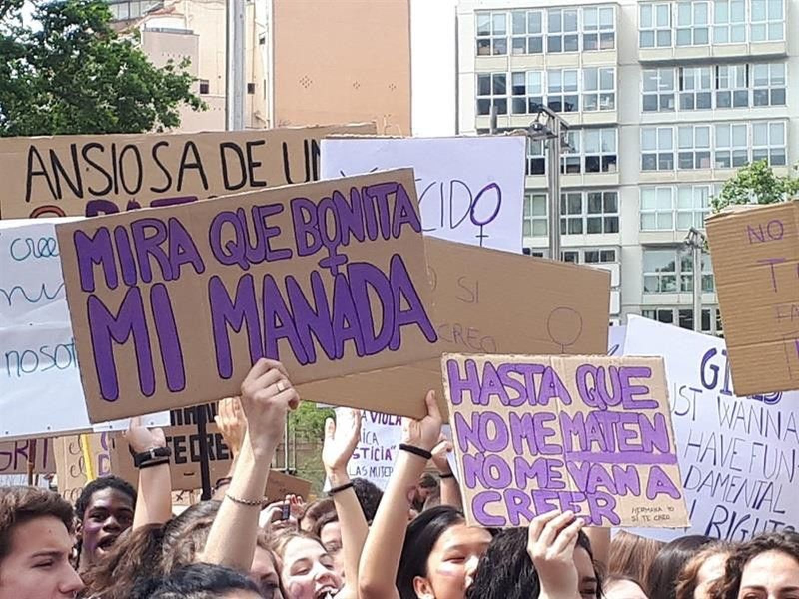 manifestación contra la sentencia de La manada
