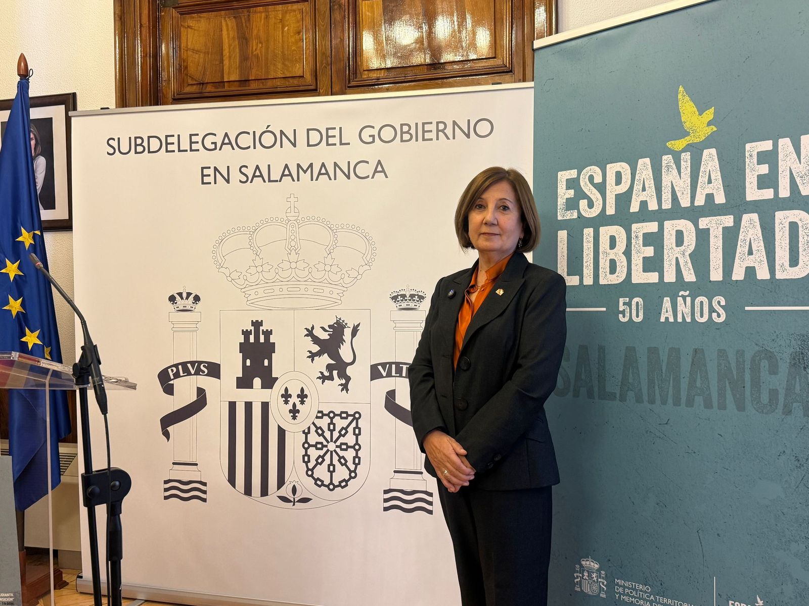 La sudelegada del Gobierno, Rosa López, presenta los actos dentro del programa "España en Libertad. 50 años"
