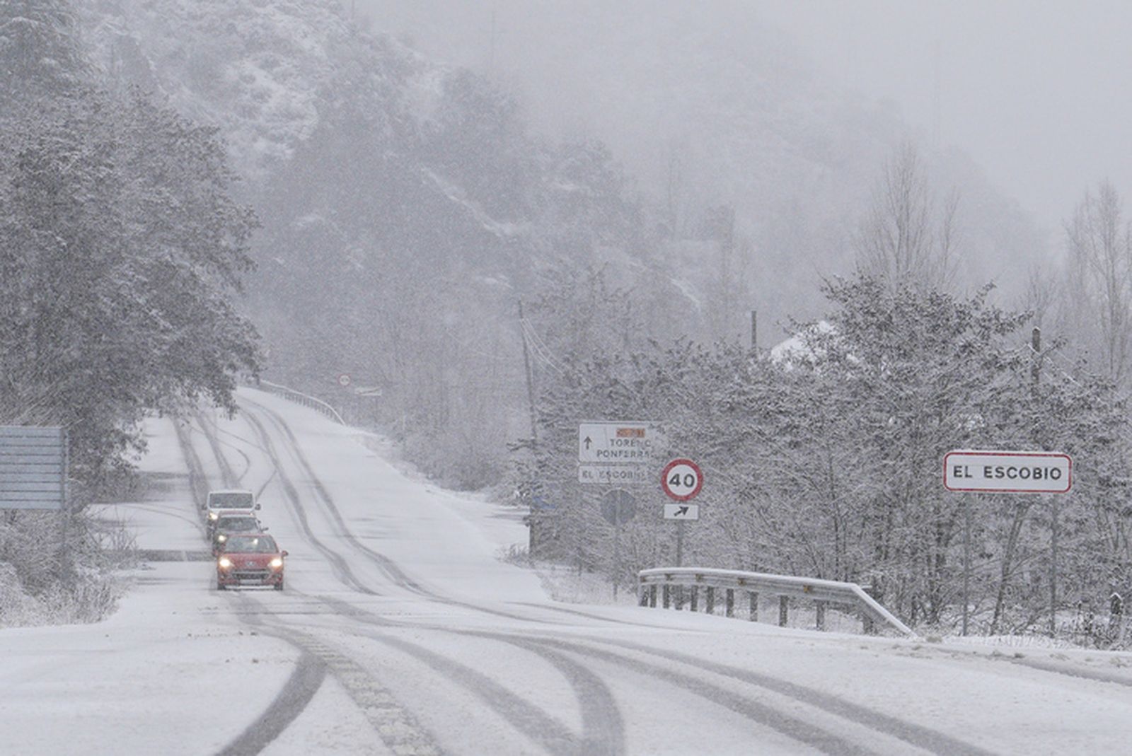 Nieve en El Bierzo