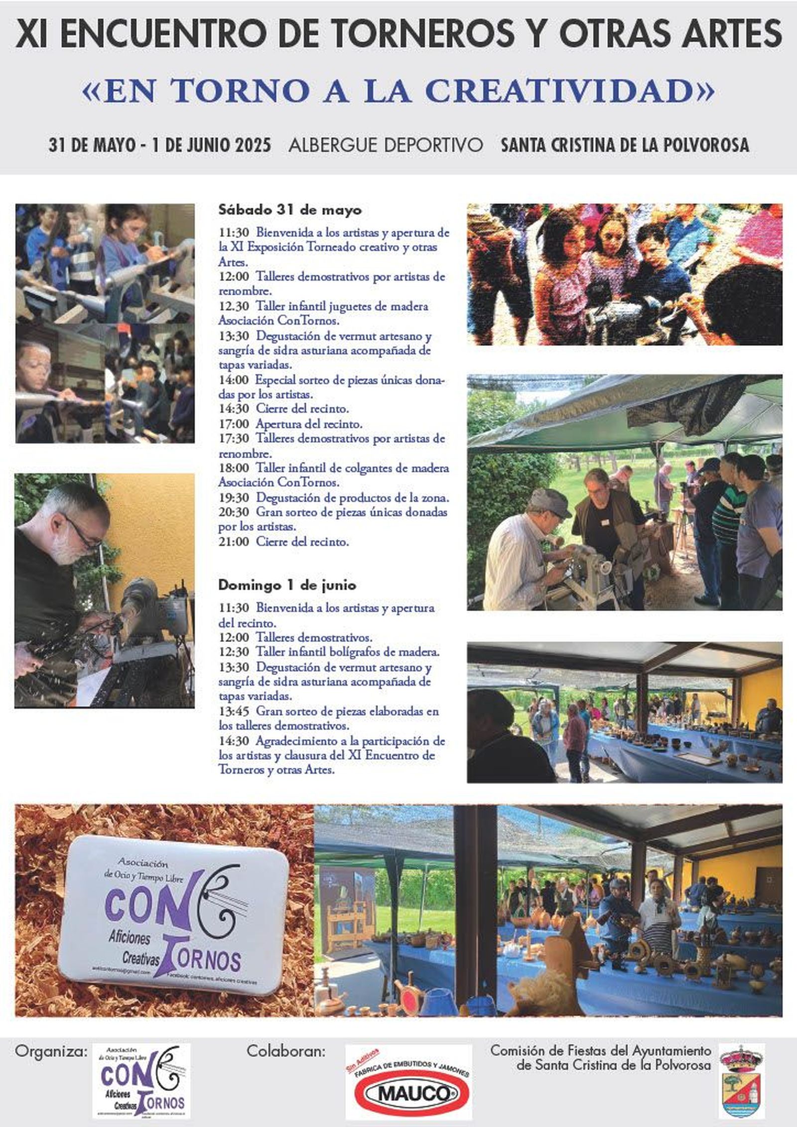 Cartel del XI Encuentro de Torneros y Otras Artes