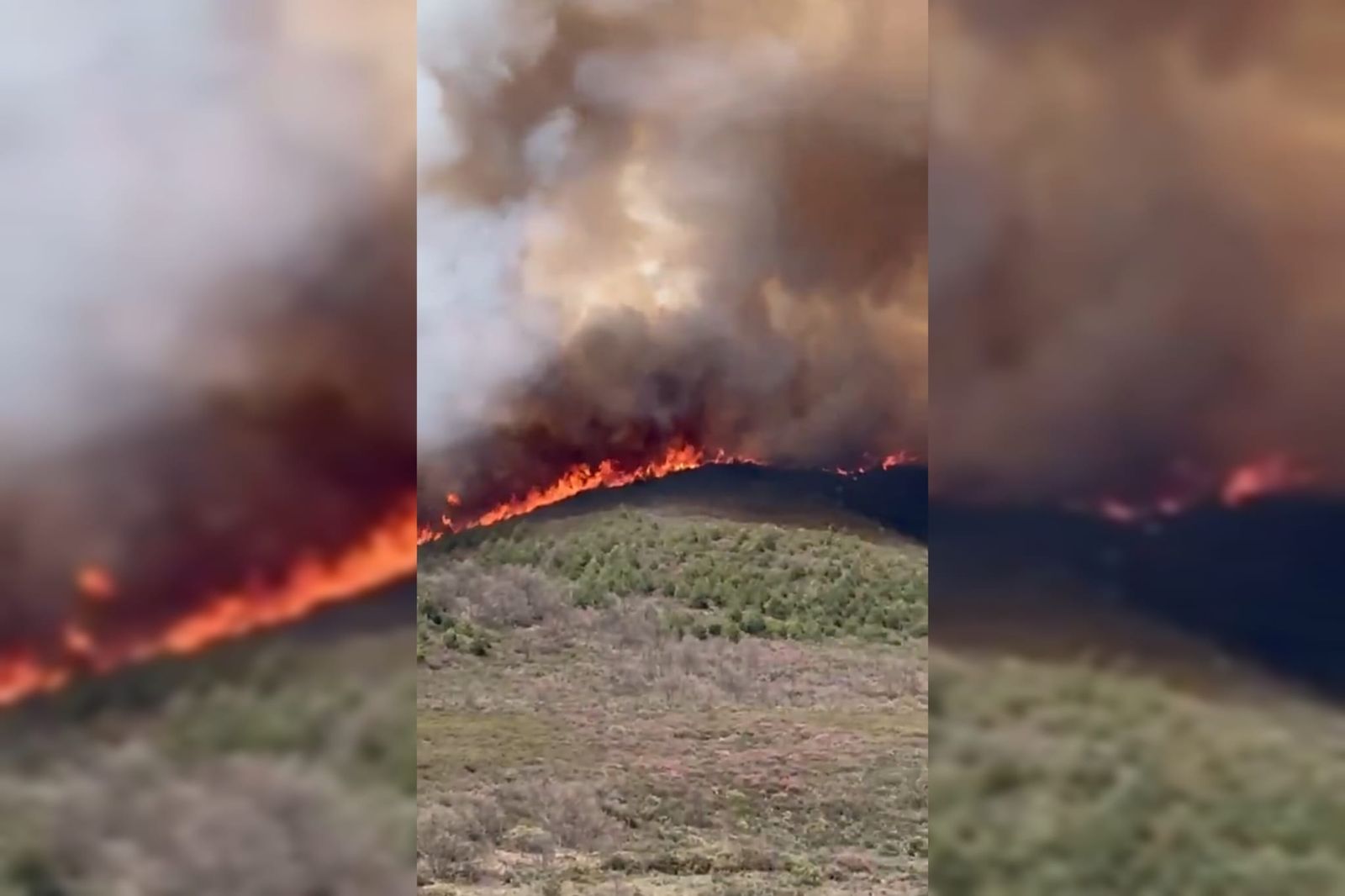 Incendio en Lubián esta tarde