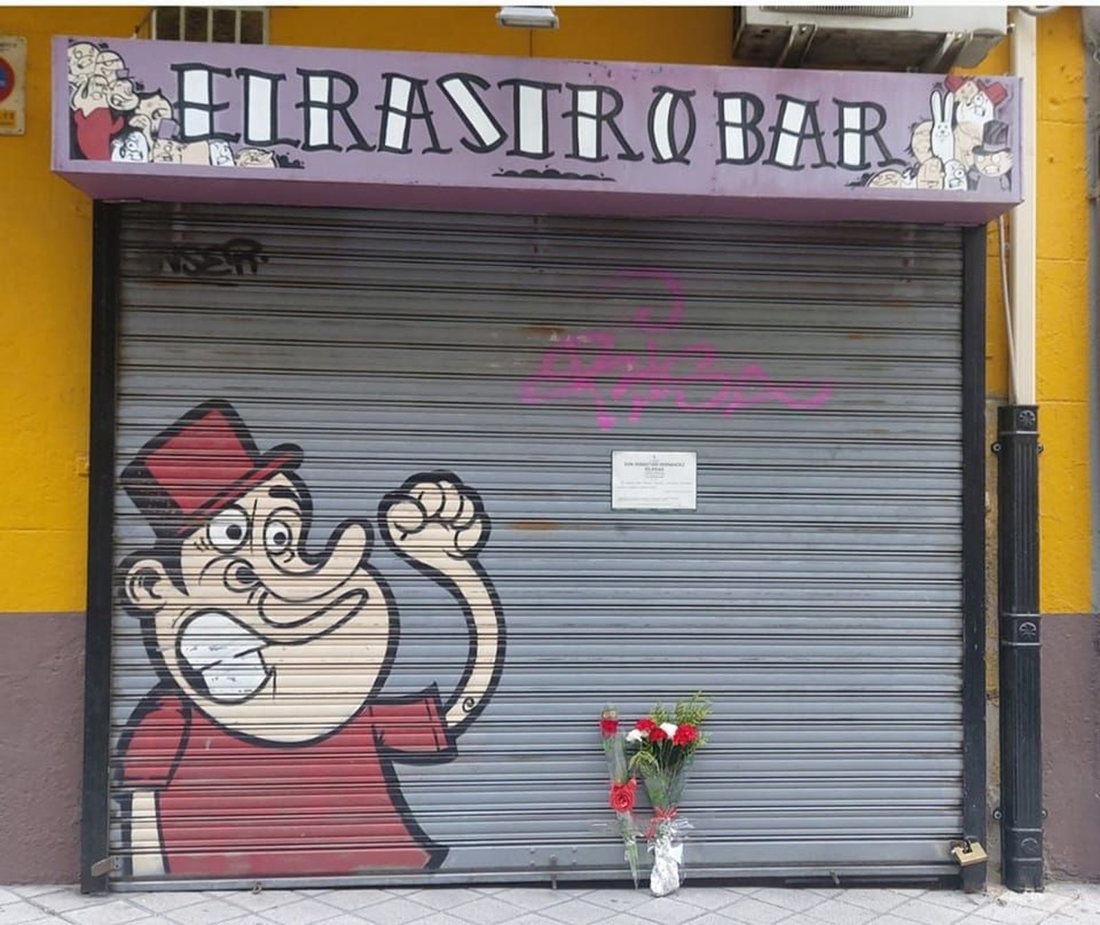 Fotografía de la fachada del bar El Rastro | Foto: Asociación ZOES