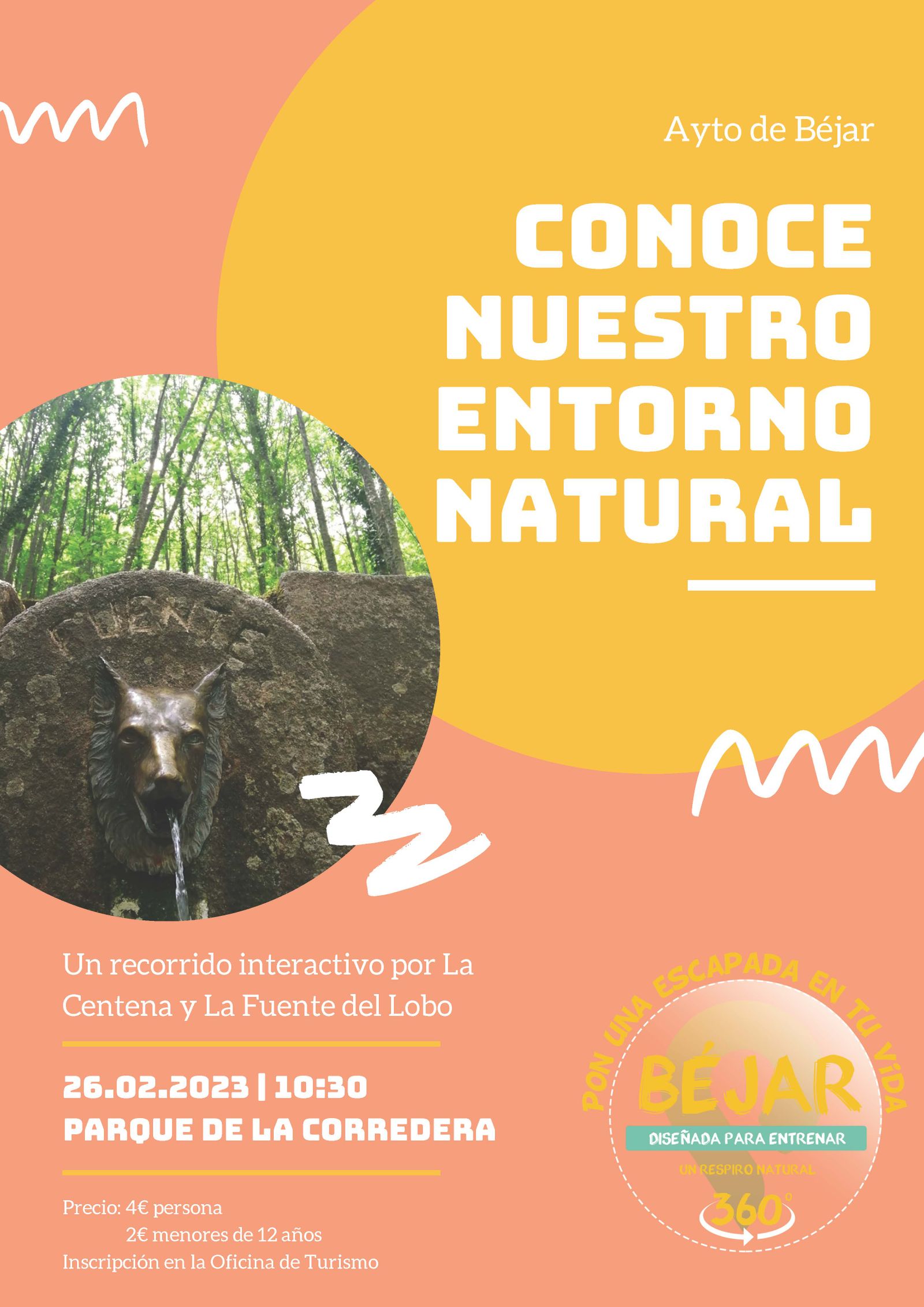 RUTA FAMILIAR. LA CENTENA Y LA FUENTE DEL LOBO