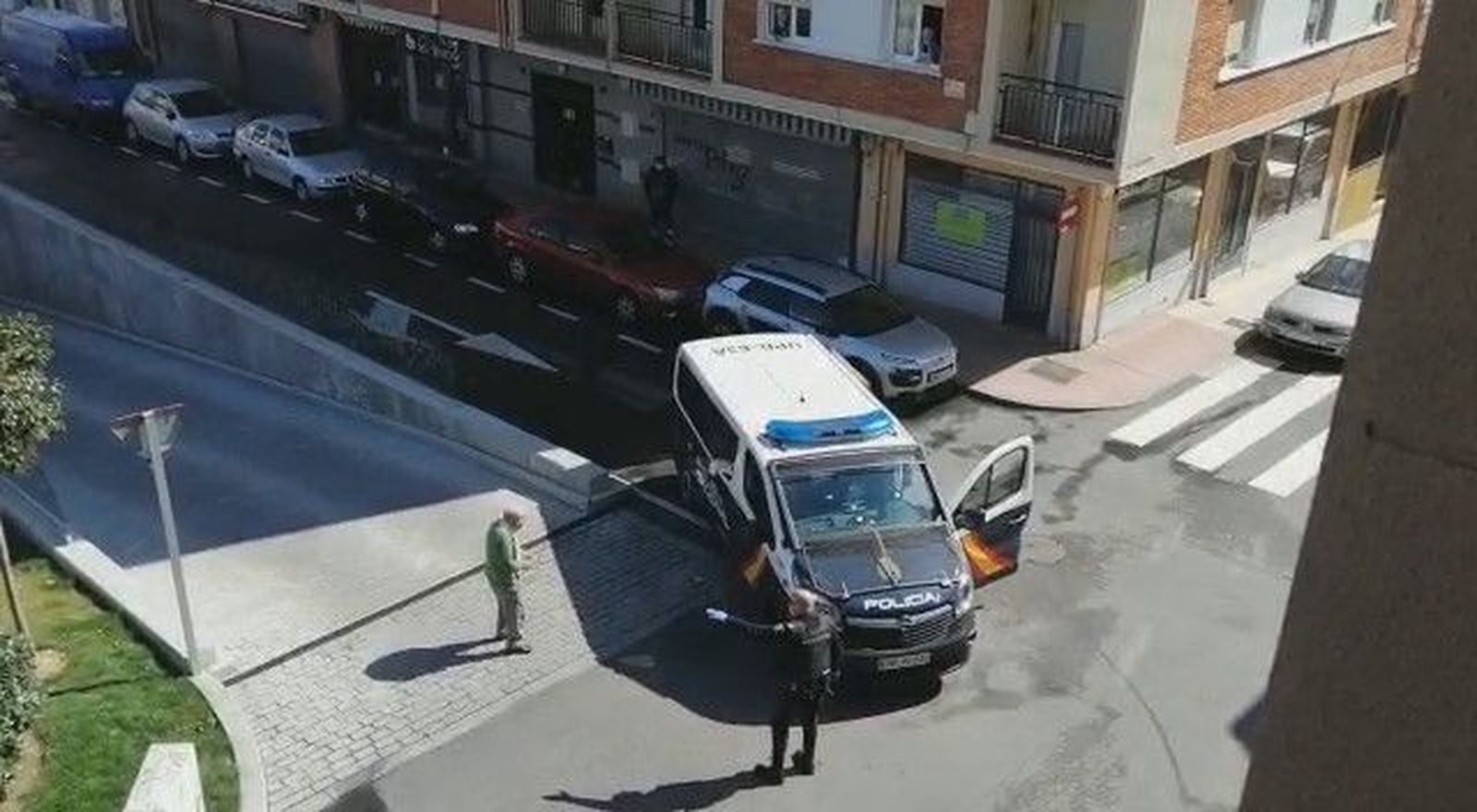Policía Nacional Parque de Garrido. Fotografía de archivo