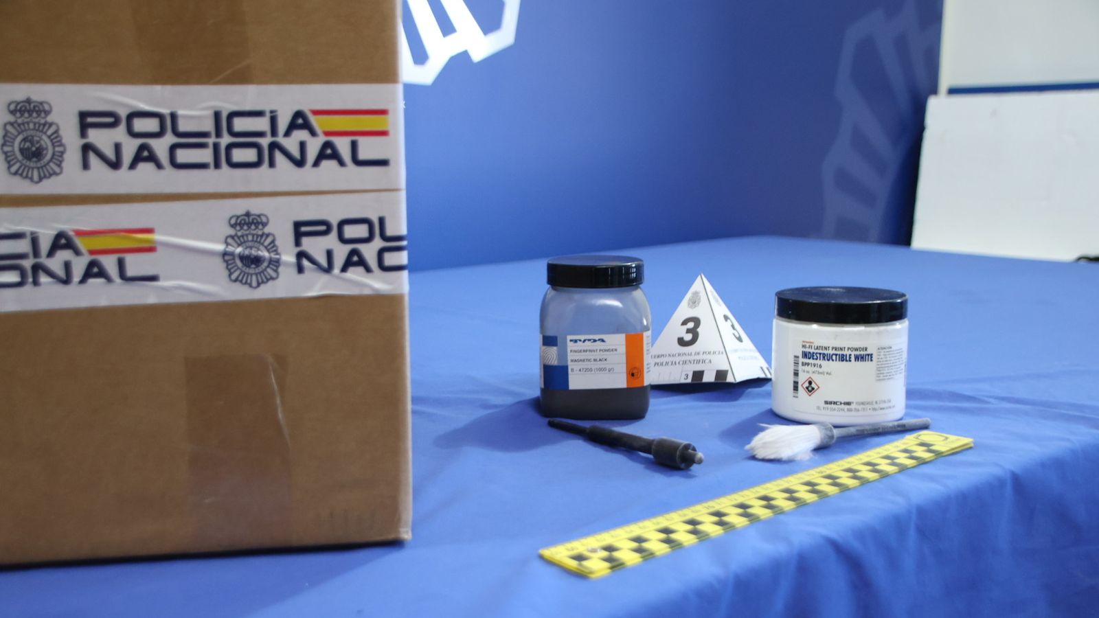 Reportaje con Policía Científica