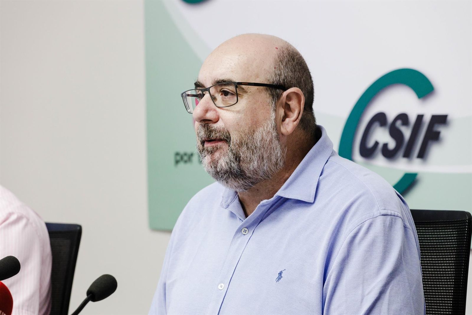El presidente de la Central Sindical Independiente y de Funcionarios (CSIF). Foto Miguel Borra Carlos Luján Europa Press El presidente de la Central Sindical Independiente y de Funcionarios (CSIF). Foto Miguel Borra Carlos Luján Europa Press