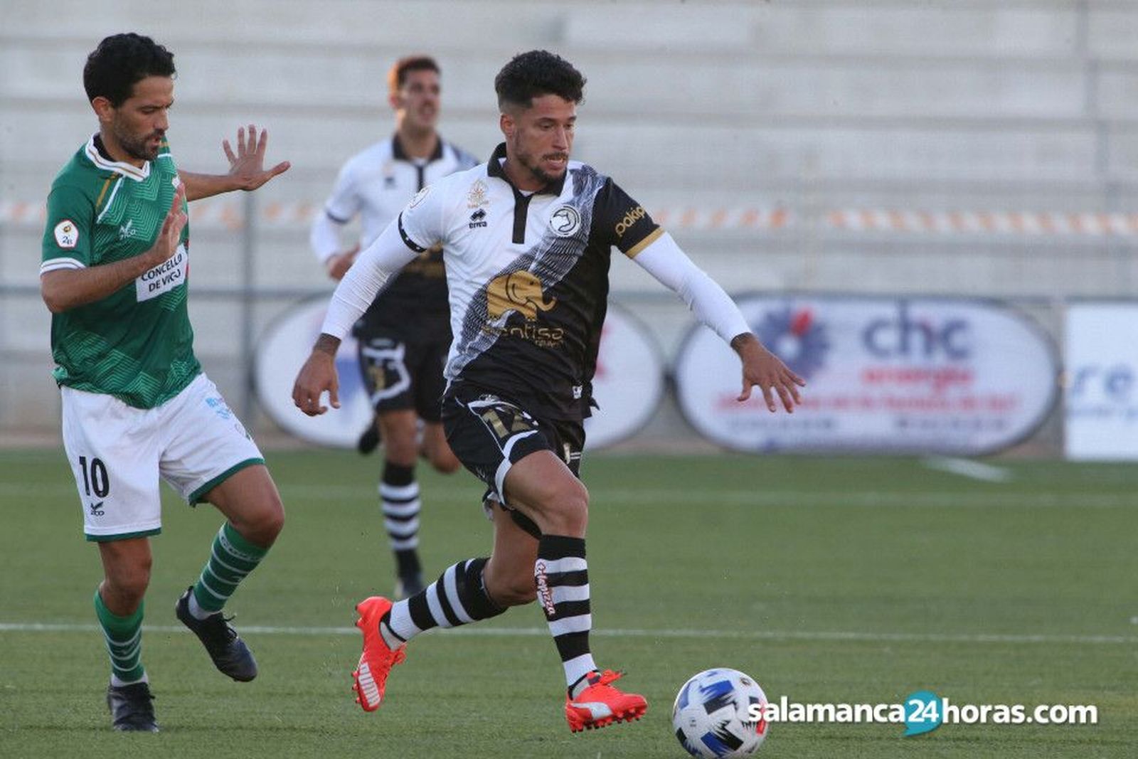 Manu Viana, en el partido de ida.