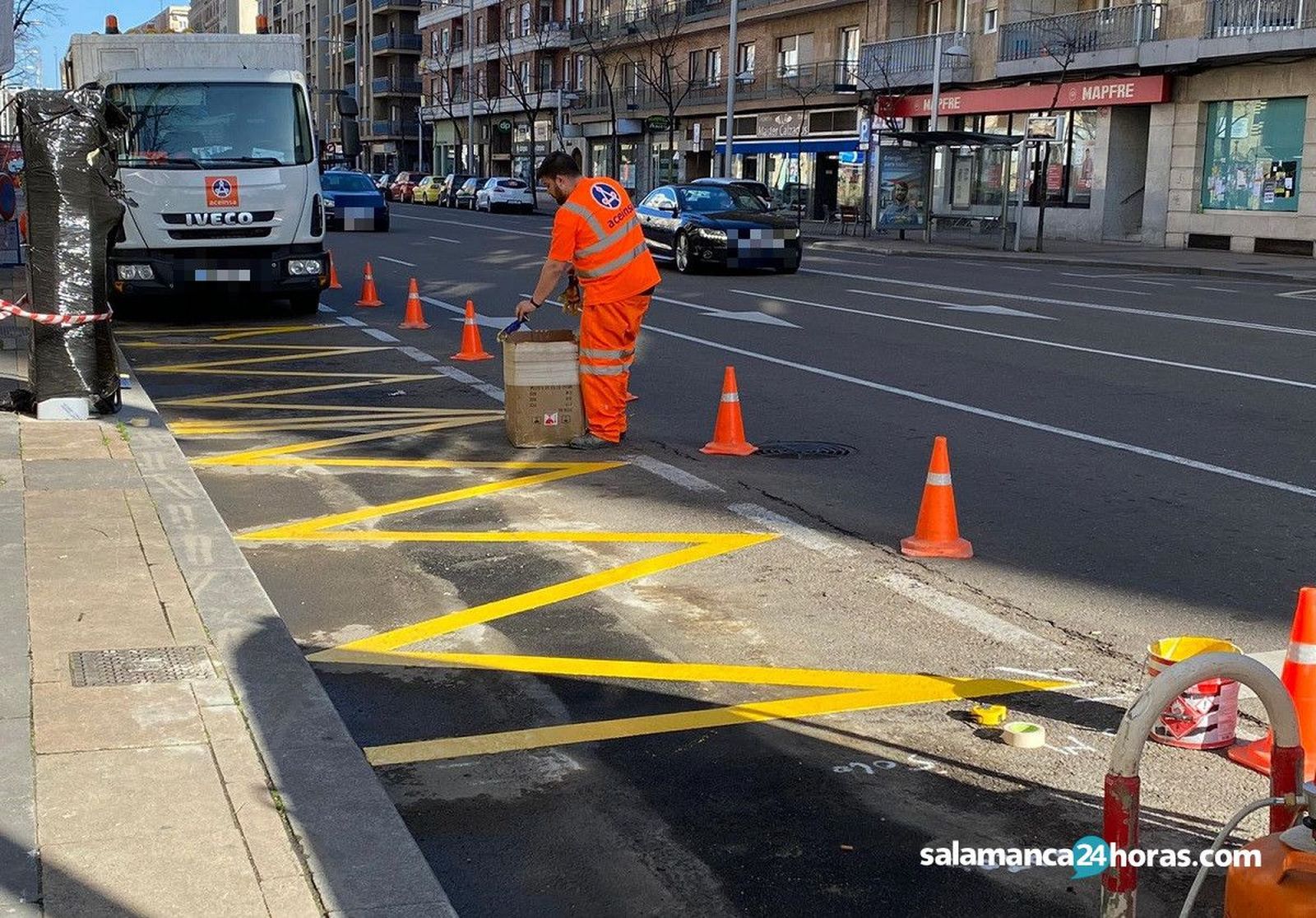 Señalización cargador vehículos eléctricos paseo de la Estación (4 2 2020) (3)