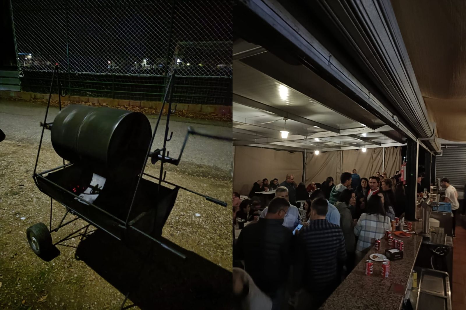 Santa Croya hace frente al mal tiempo y celebra el tradicional magosto en una jornada de fiesta y hermandad