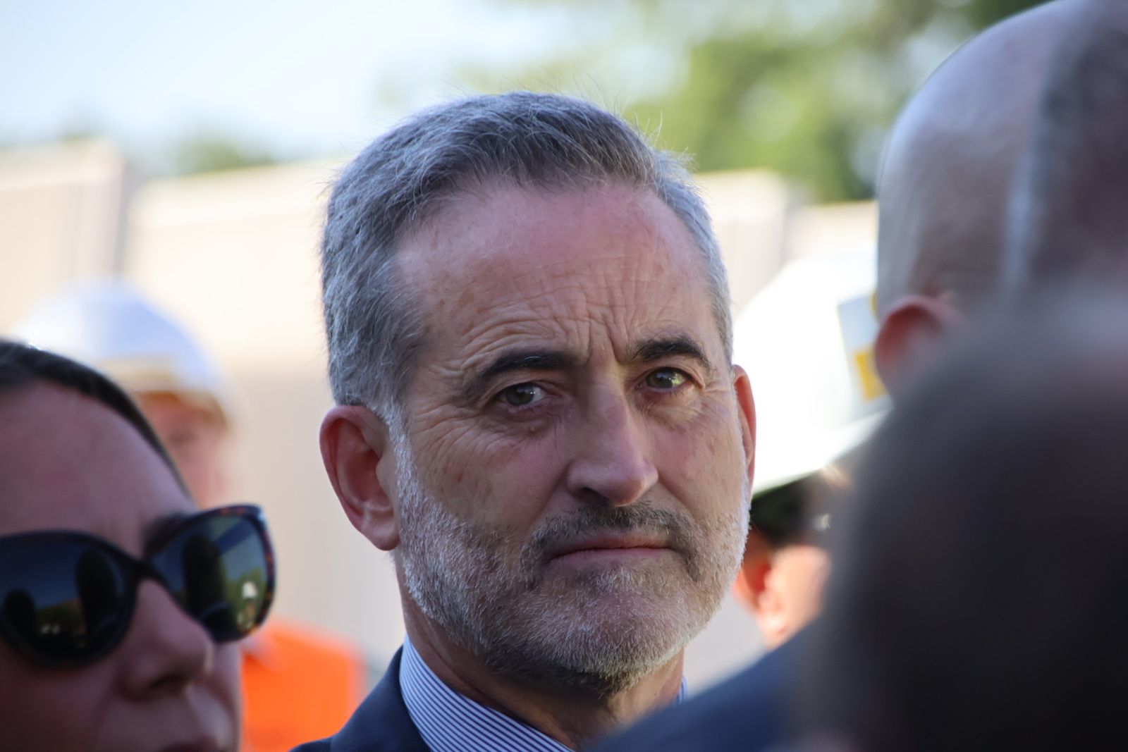 El consejero de Sanidad, Alejandro Vázquez Ramos, visita las obras del centro de salud Prosperidad