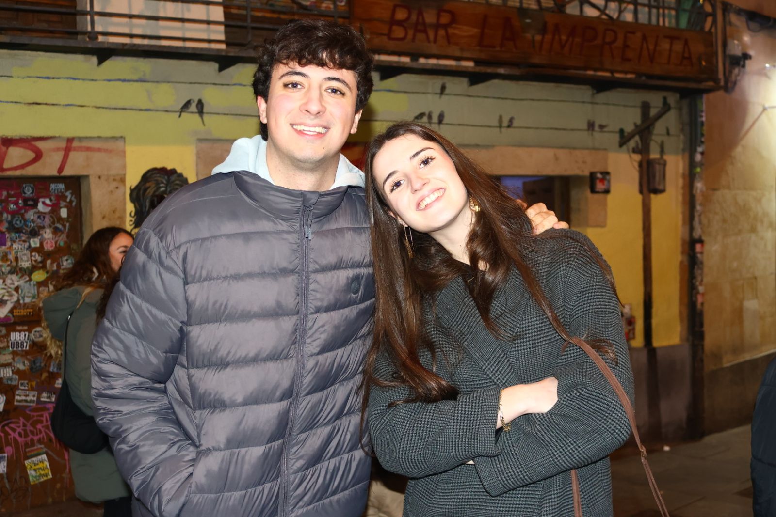 Salamanca de noche, viernes 20 de febrero