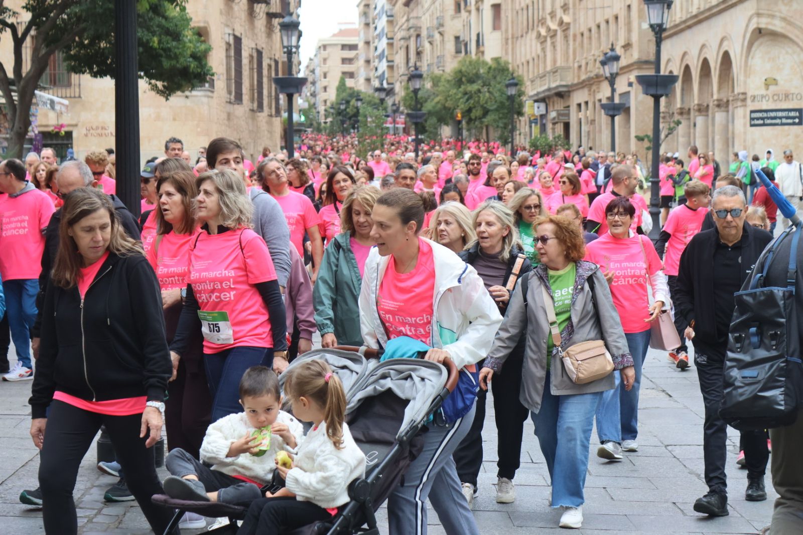 La marcha contra el cáncer vuelve a Salamanca un año más