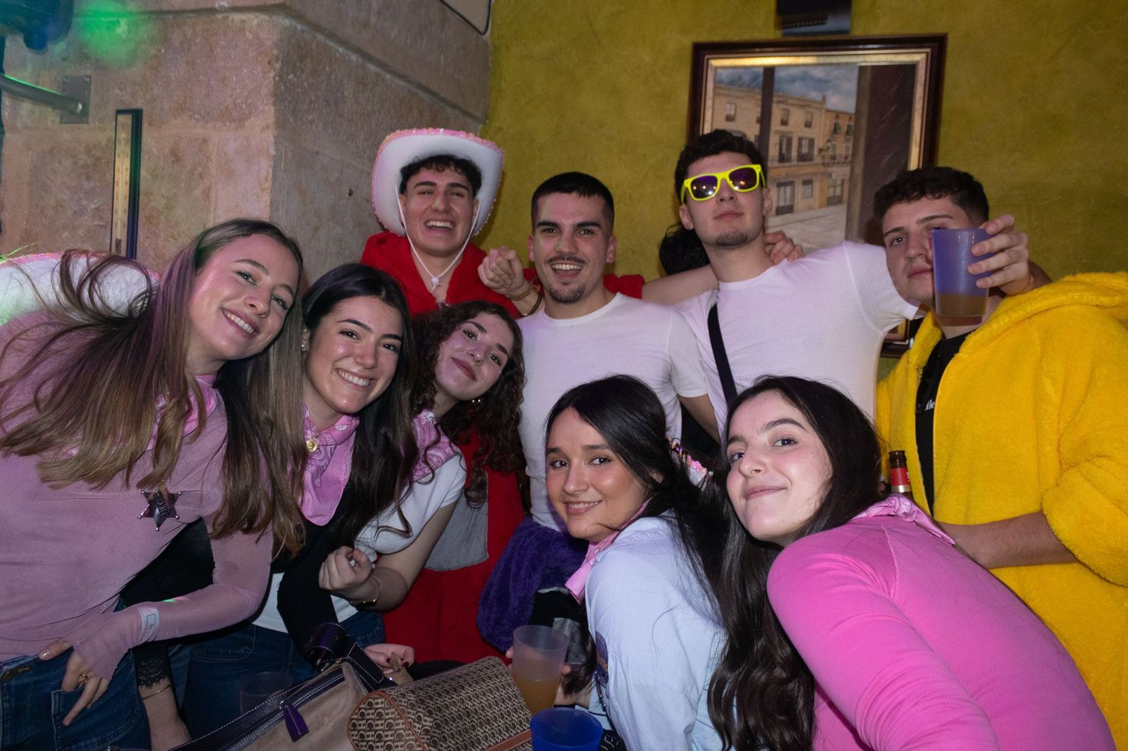 Salamanca de noche, sábado del Carnaval del Toro de Ciudad Rodrigo