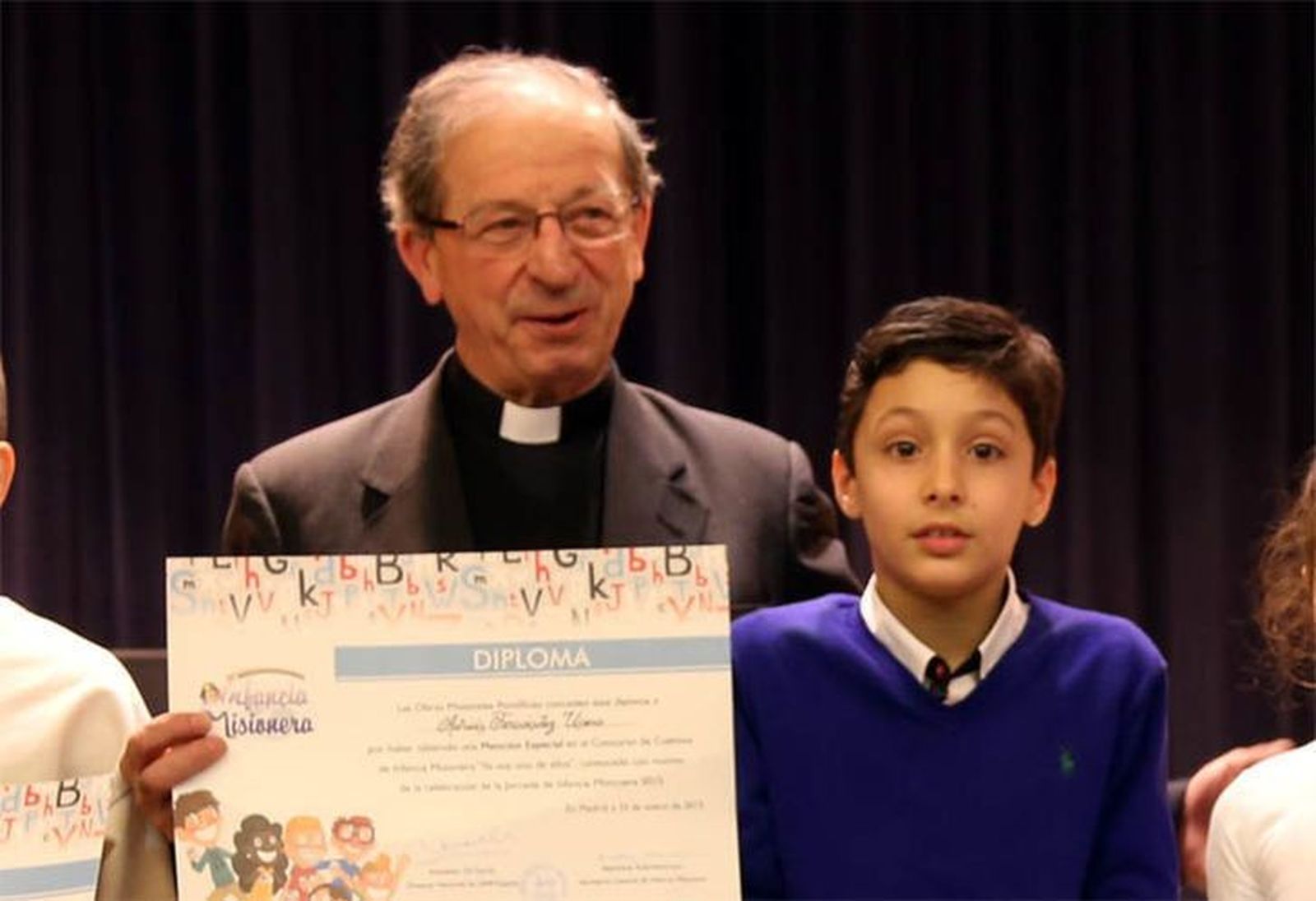 El toresano Adrián Fernández, premiado por las Obras Misionales Pontificias