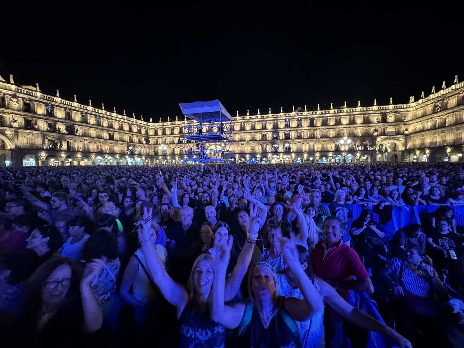 Concierto de Europe en la Plaza Mayor