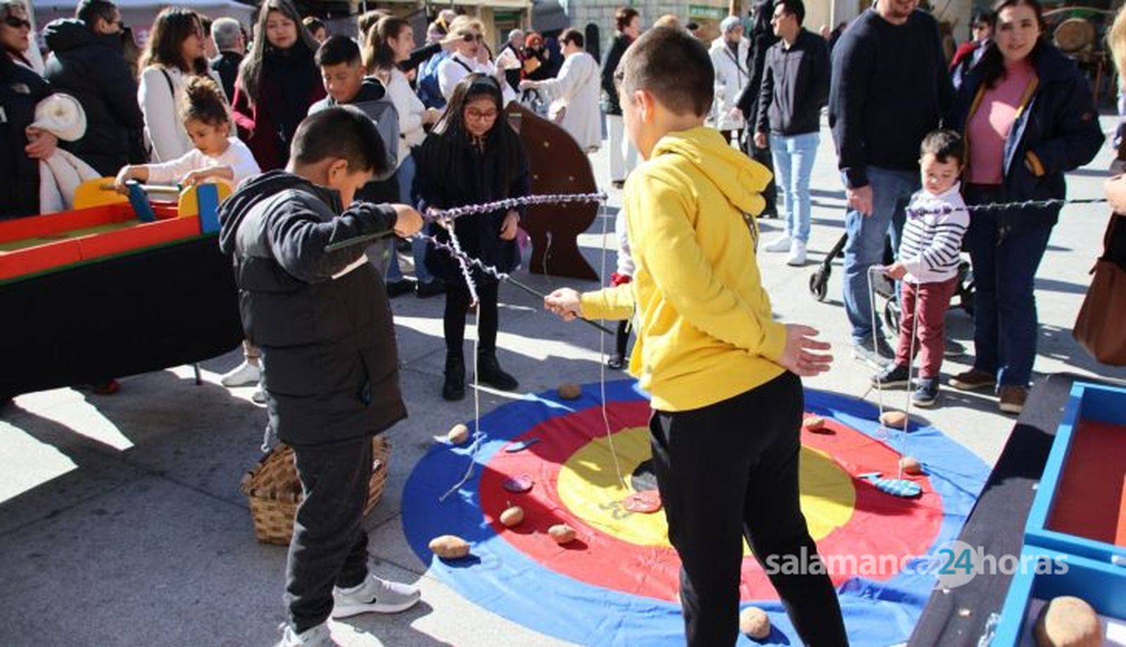 La ‘Fiesta del Mondongo’ en Guijuelo, domingo, 18 de febrero. Andrea M.