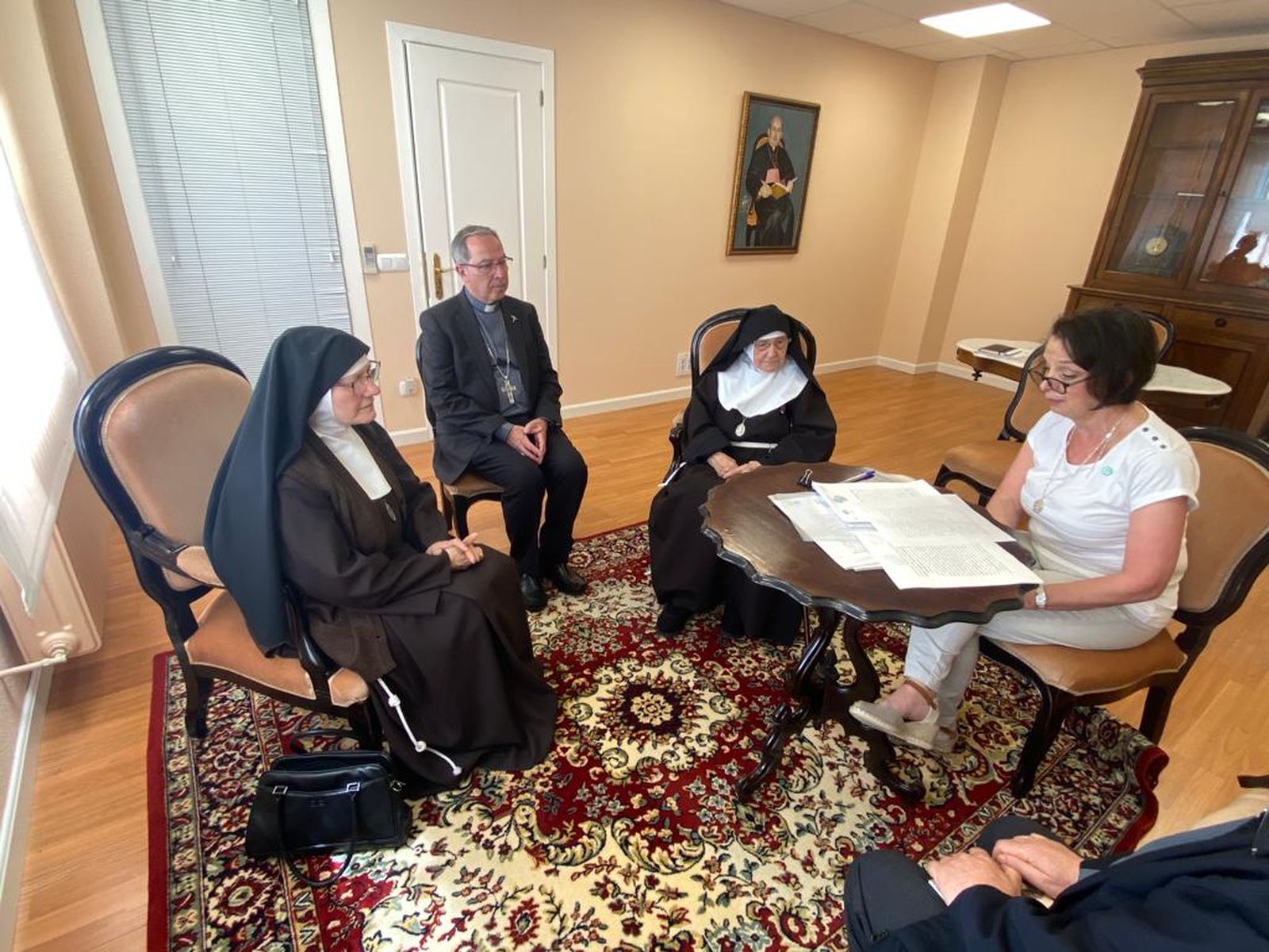 Firma de cesión del convento de las Marinas