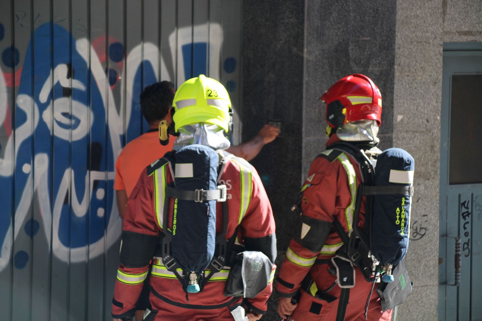 Despligue de los bomberos por una mala combustión en una caldera en Salamanca