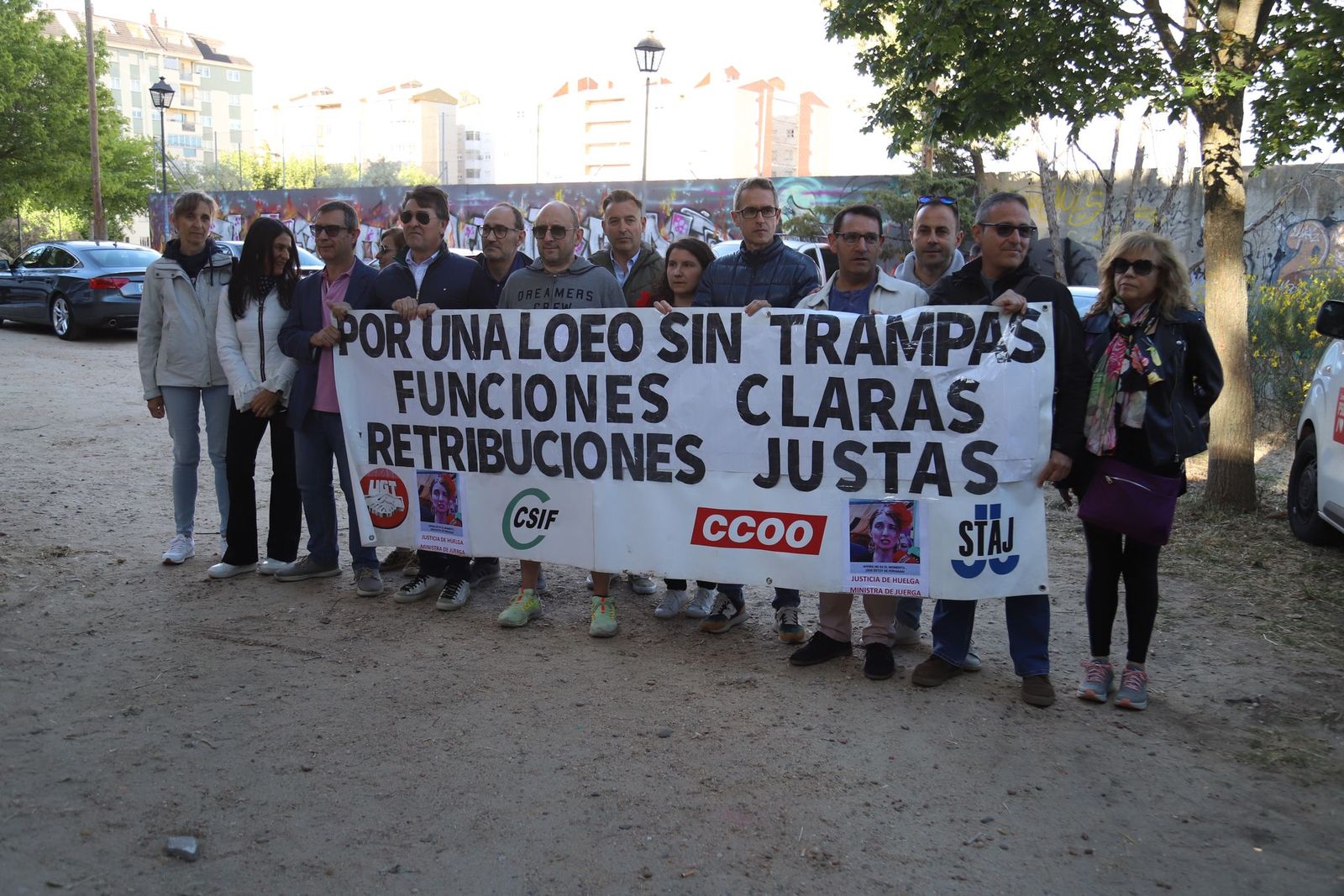 Los funcionarios de Justicia, en sus reivindicaciones