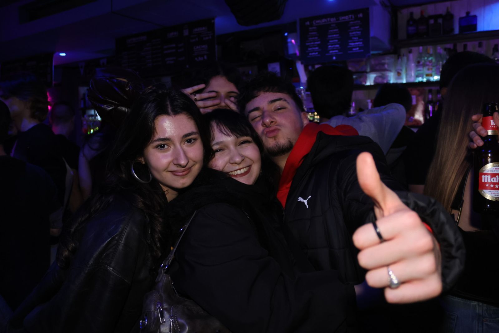 Salamanca de noche, sábado 17 de enero