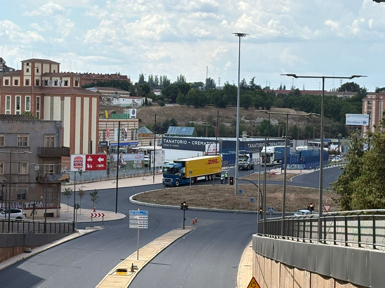 Los camioneros celebran San Cristóbal a golpe de claxon