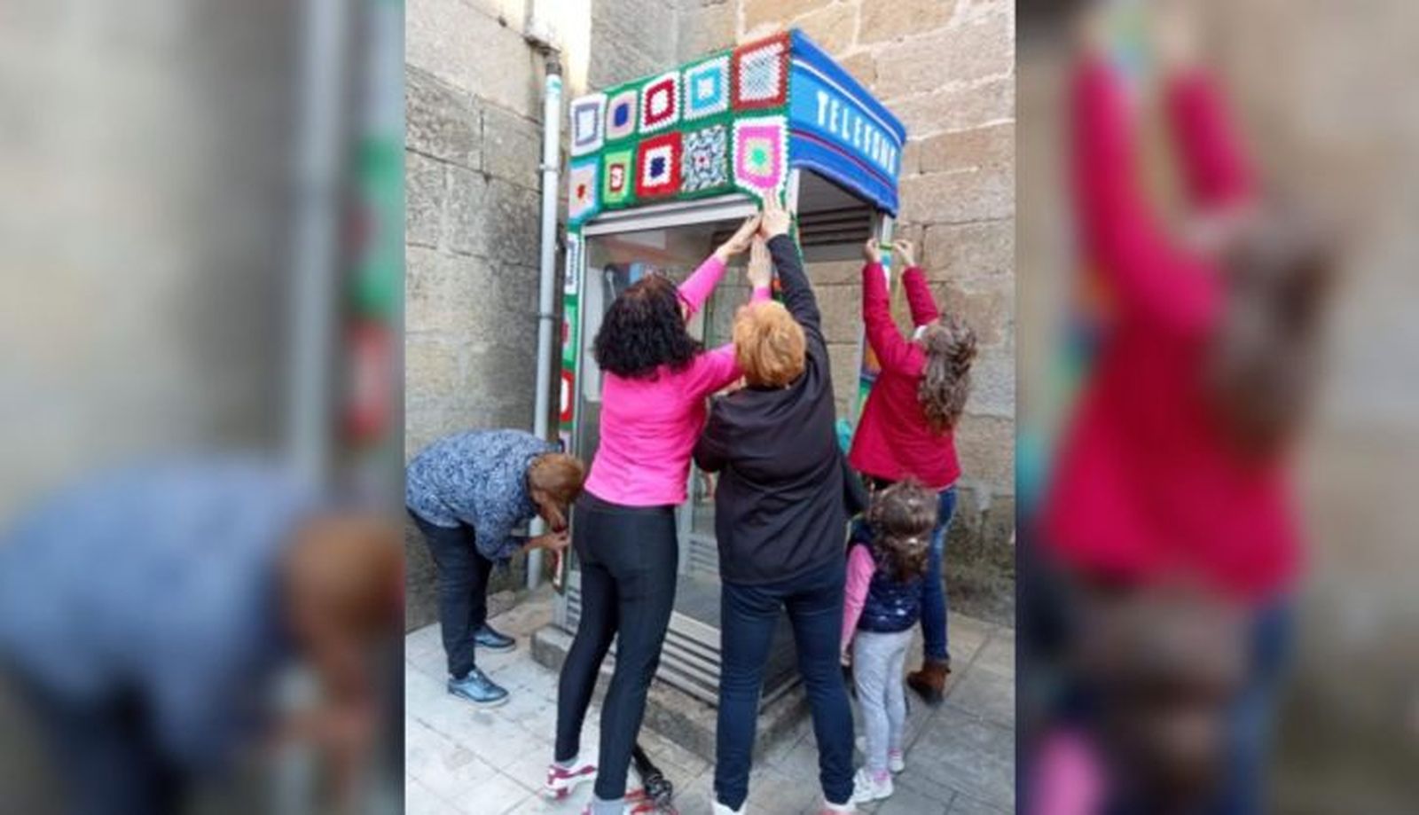 Las mujeres de Fermoselle decoran la cabina