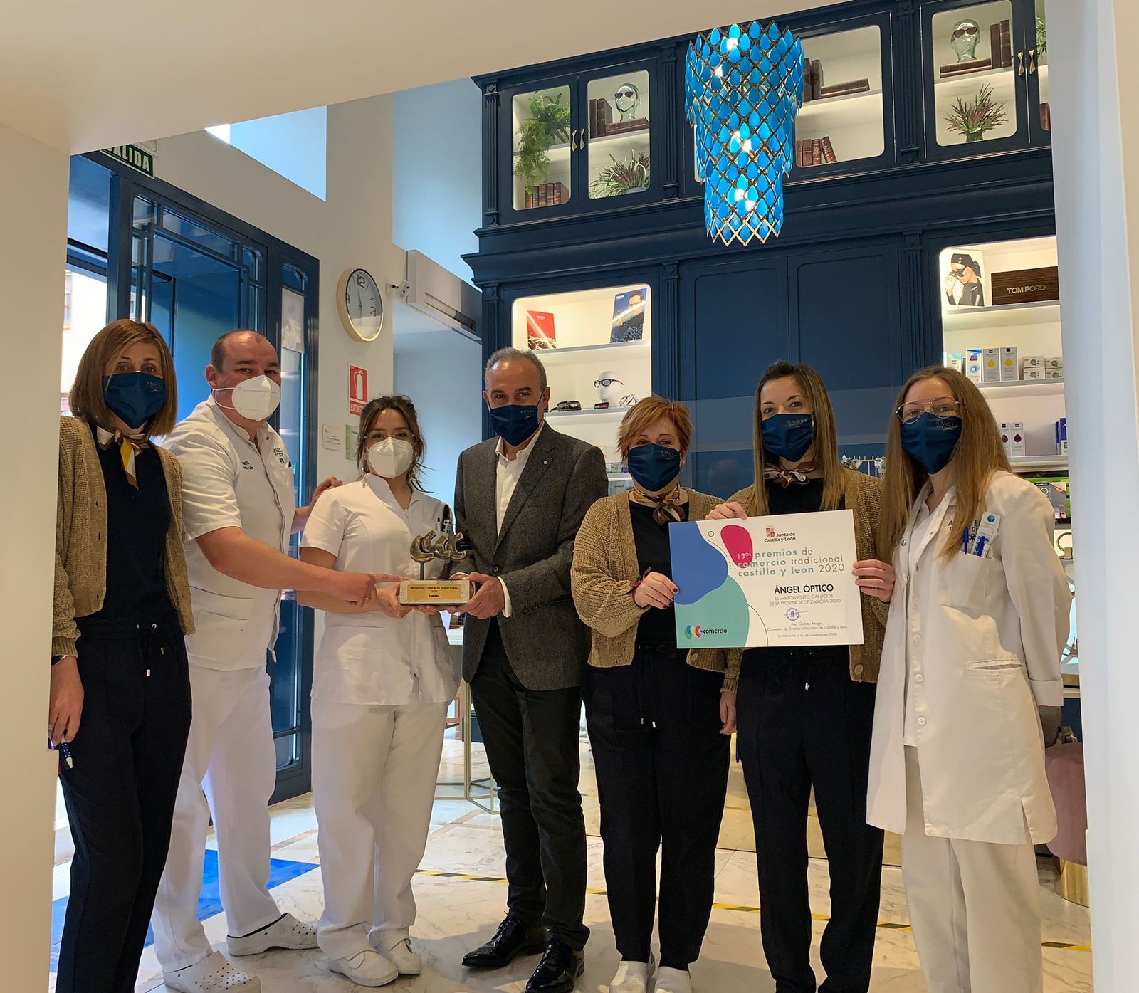 'Ángel Óptico' recibe el Premio de Comercio Tradicional de Zamora: "Tenemos muchos proyectos nuevos"