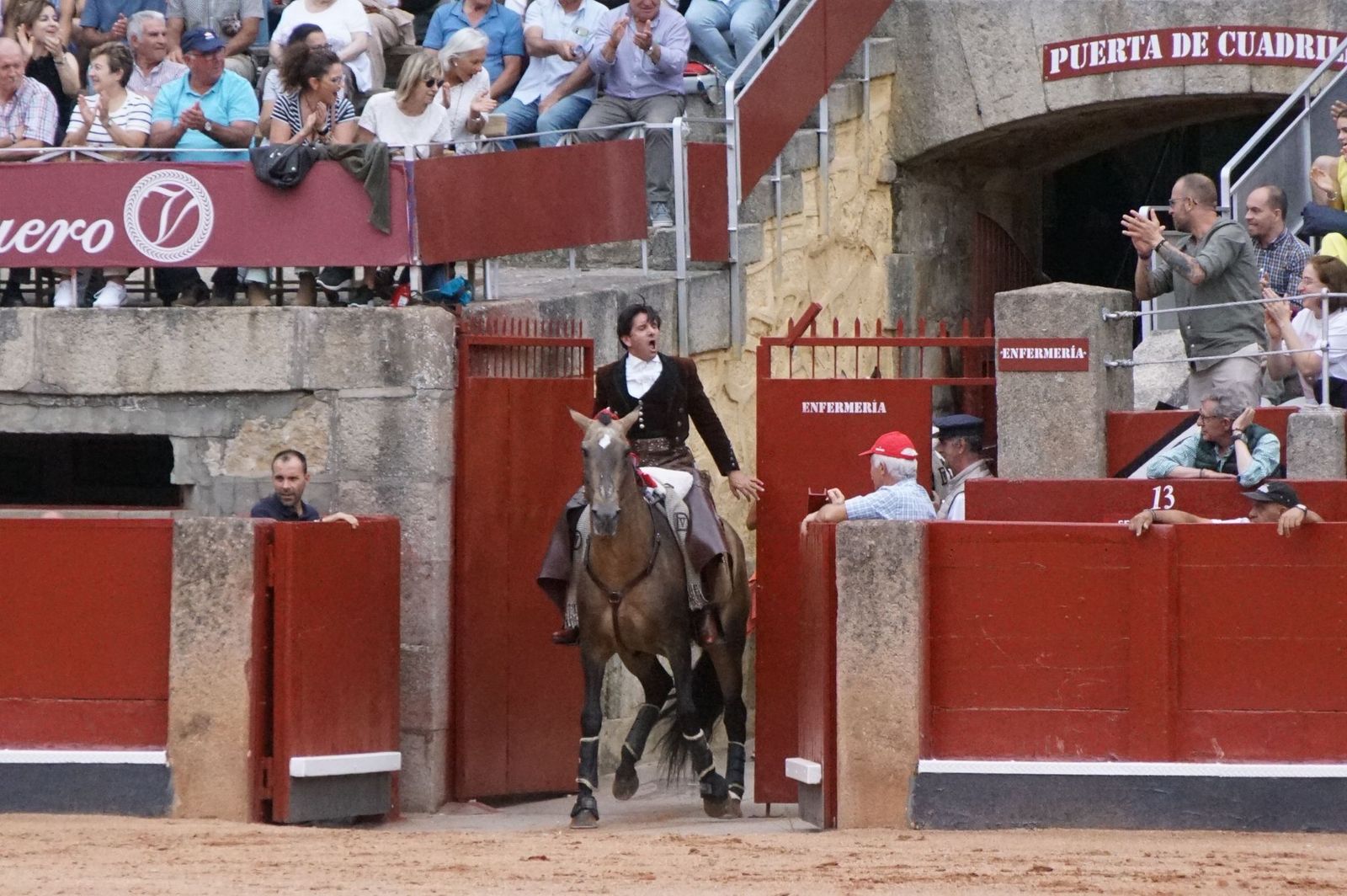 Exhibición de rejoneo en La Glorieta a cargo de Diego Ventura, Rui Fernandes y Sergio Galán