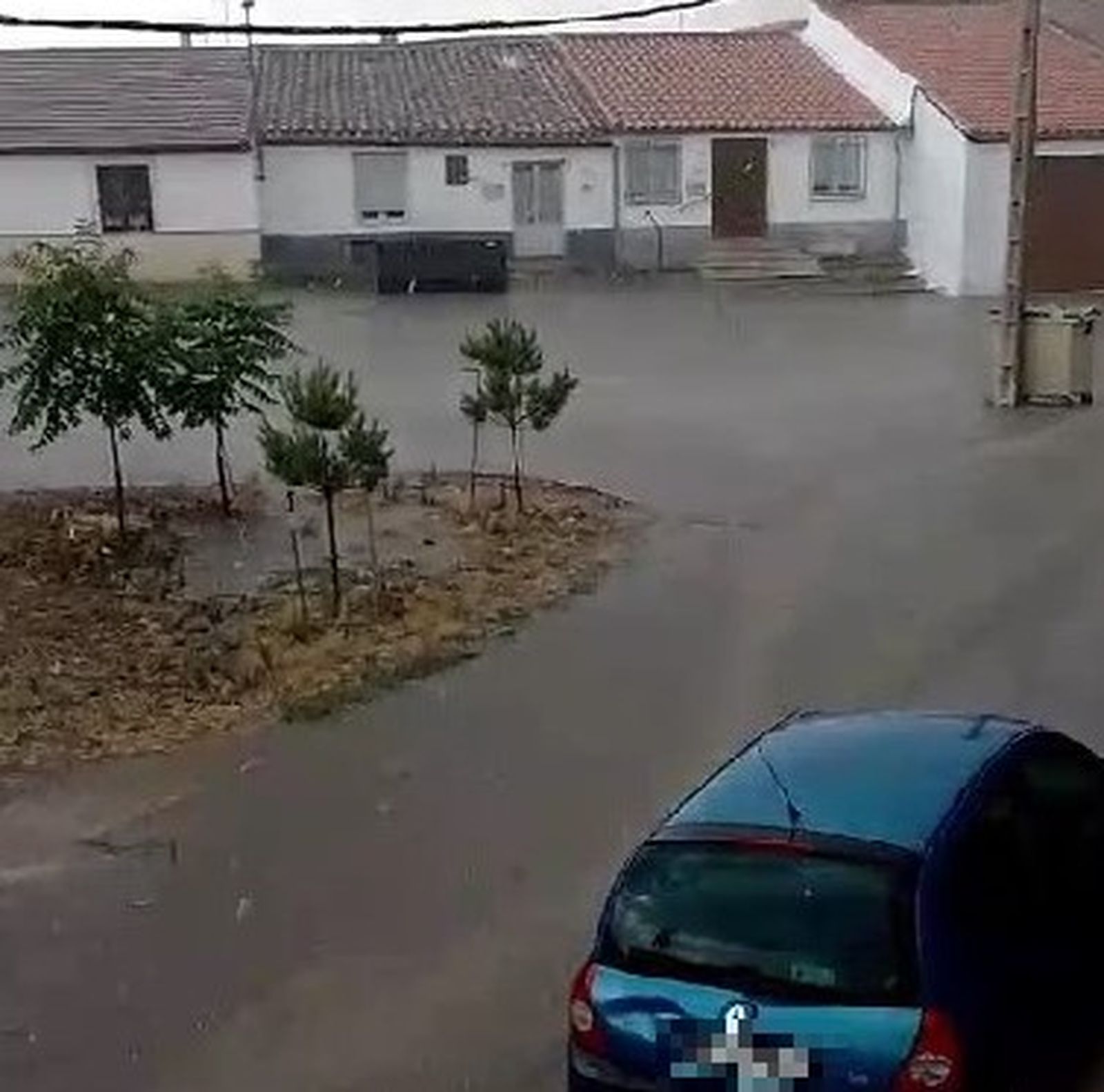 Granizo y lluvia en Anaya de Alba Granizo y lluvia en Anaya de Alba
