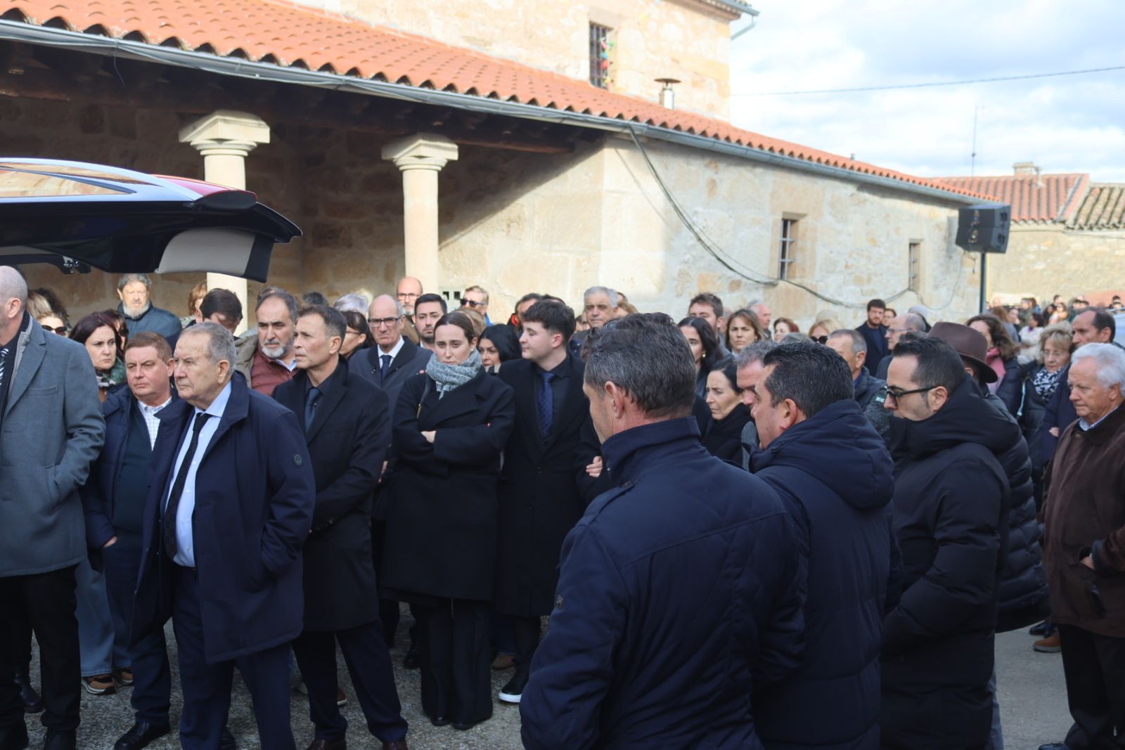 Funeral del empresario Silvestre Sánchez Sierra en Aldearrodrigo