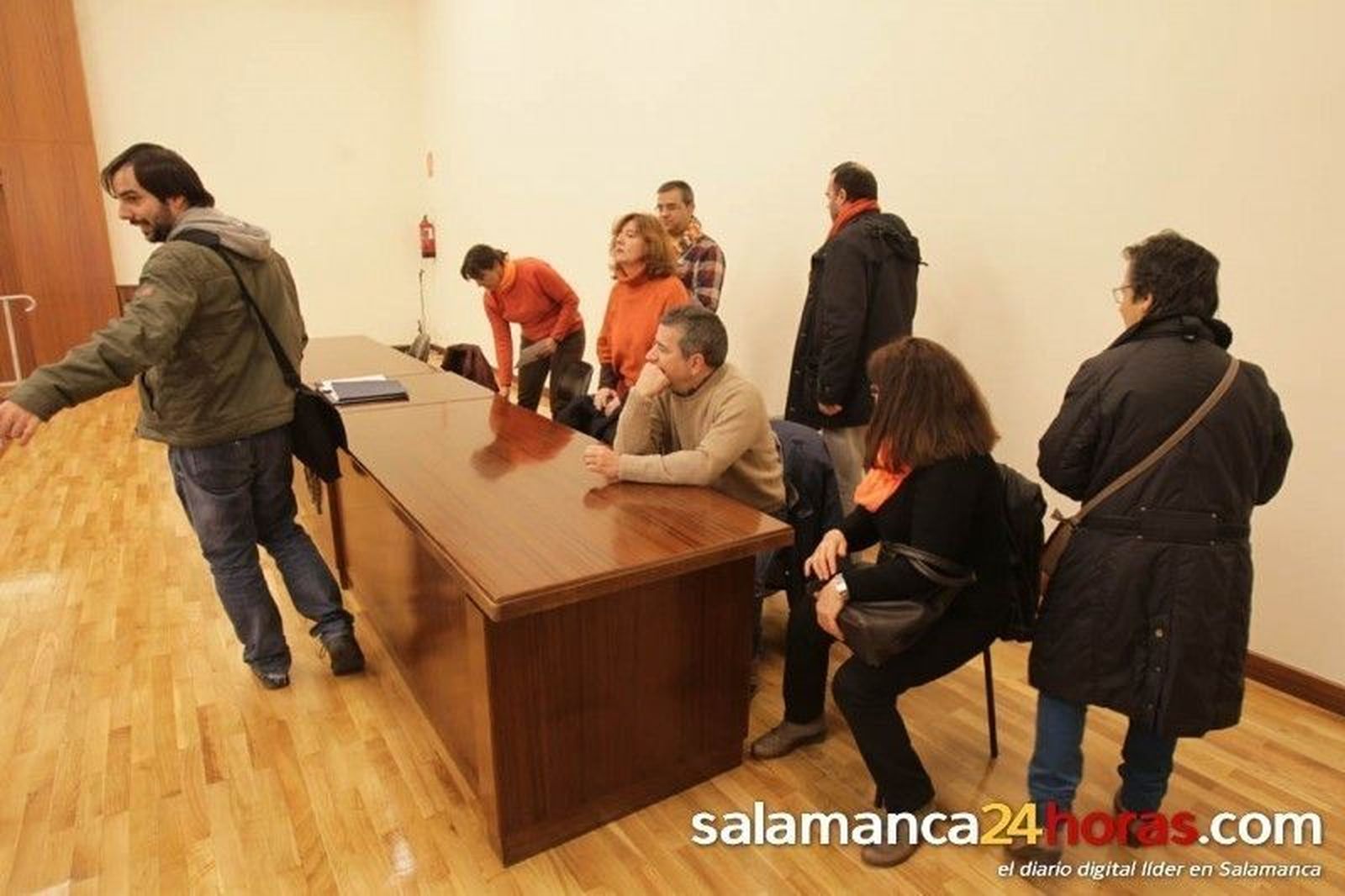 Asamblea sindical contra los recortes sociales