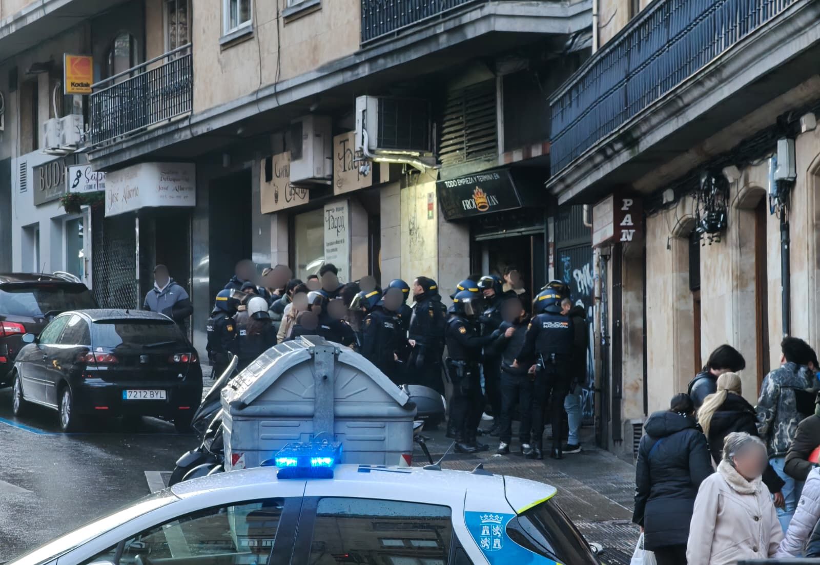 Redada en el after de la cuesta de Sancti-Spiritus