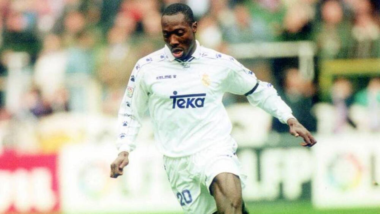 Freddy Rincón, durante su etapa en el Real Madrid.